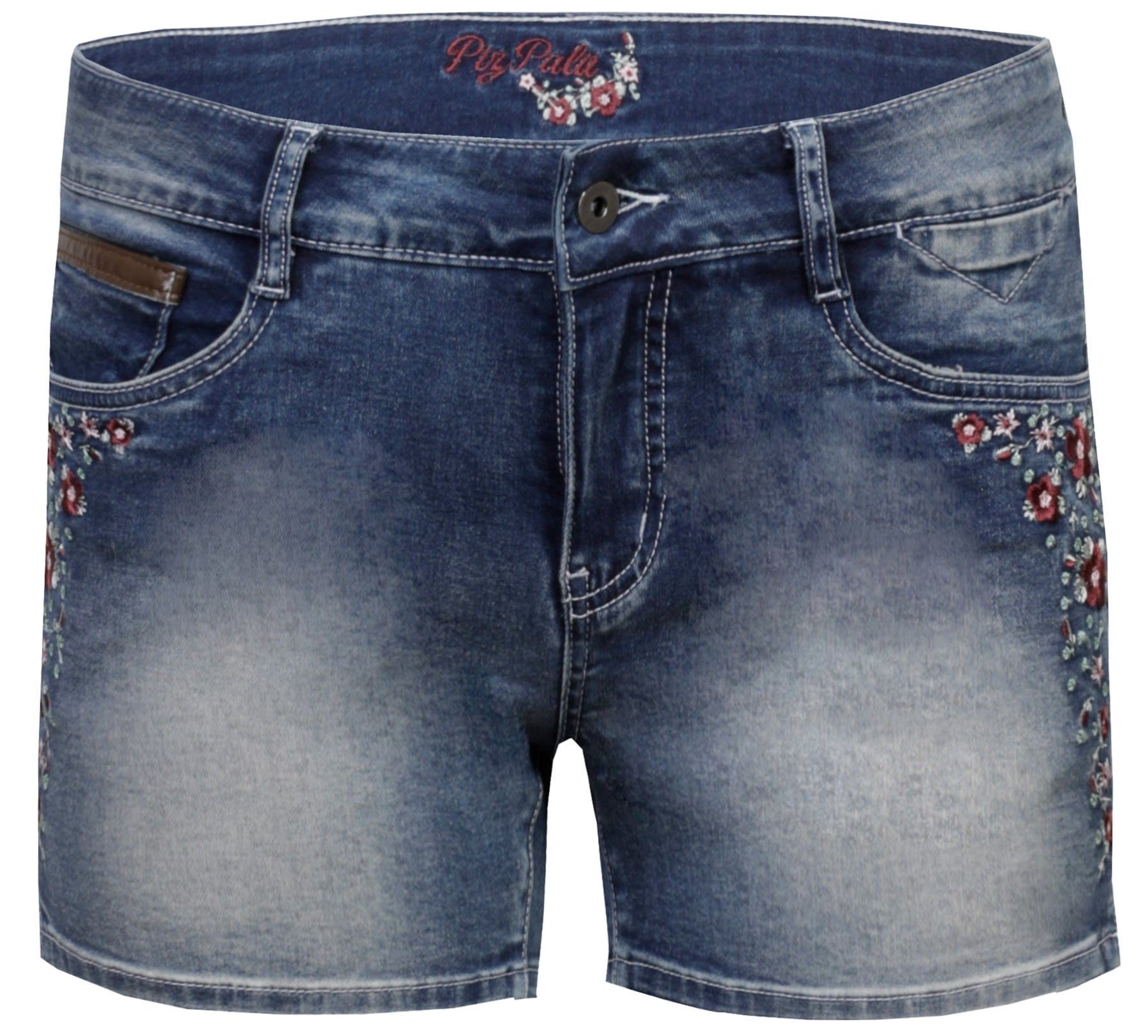 Piz Palü Strandshorts Piz Palü W Oberasbach Short Damen Shorts Blau - Brombeer