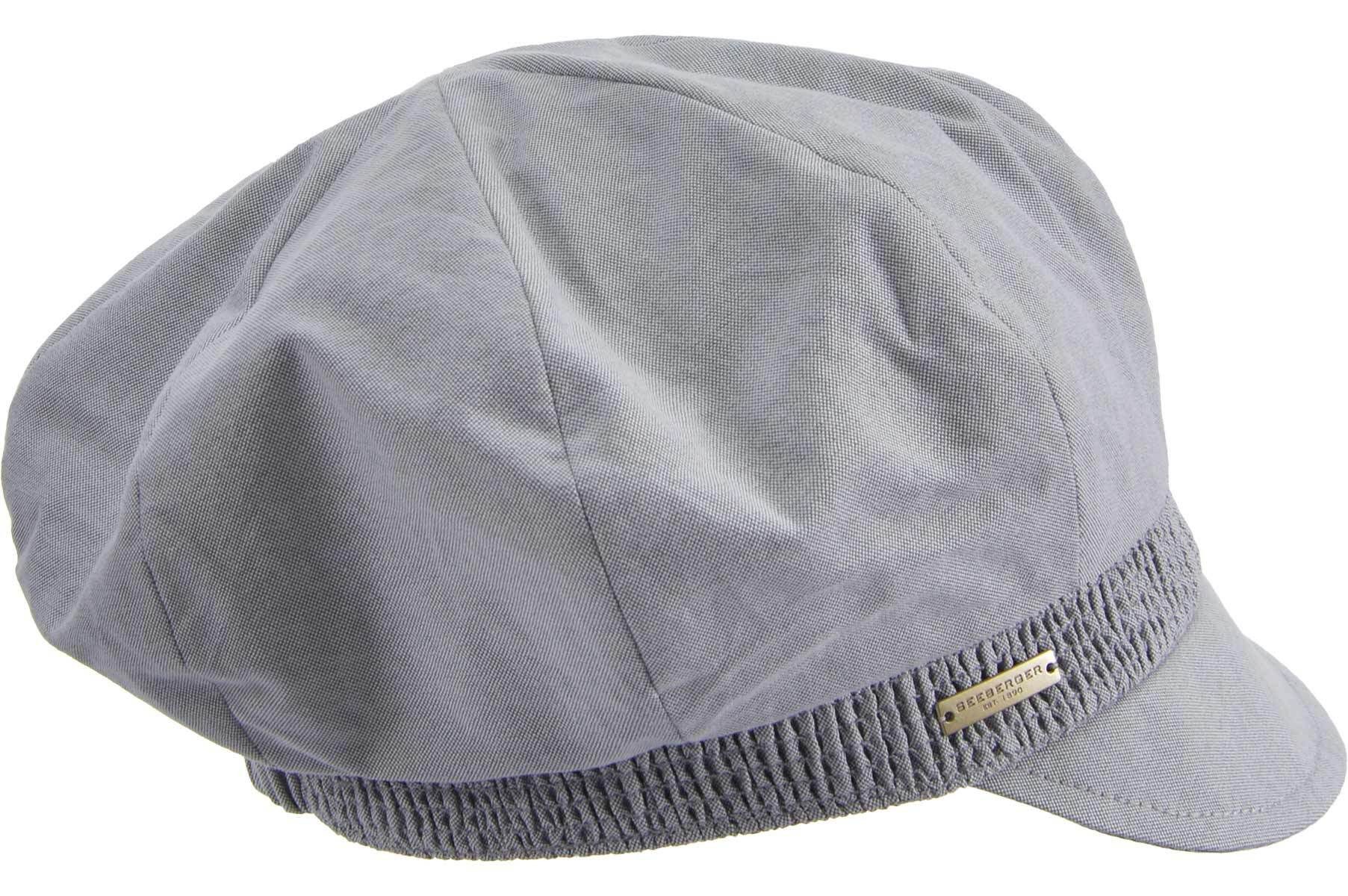 Seeberger Ballonmütze Chambraystoff Ballonmütze 55599-0 günstig online kaufen