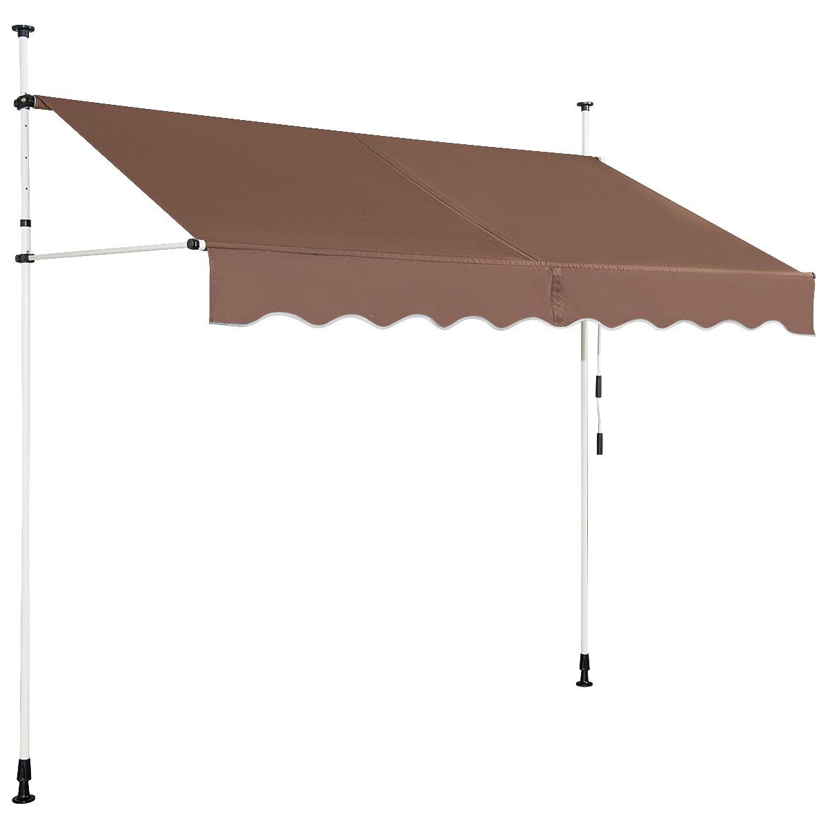 COSTWAY Klemmmarkise 250cm breit, höhenverstellbar 200-300cm, günstig online kaufen