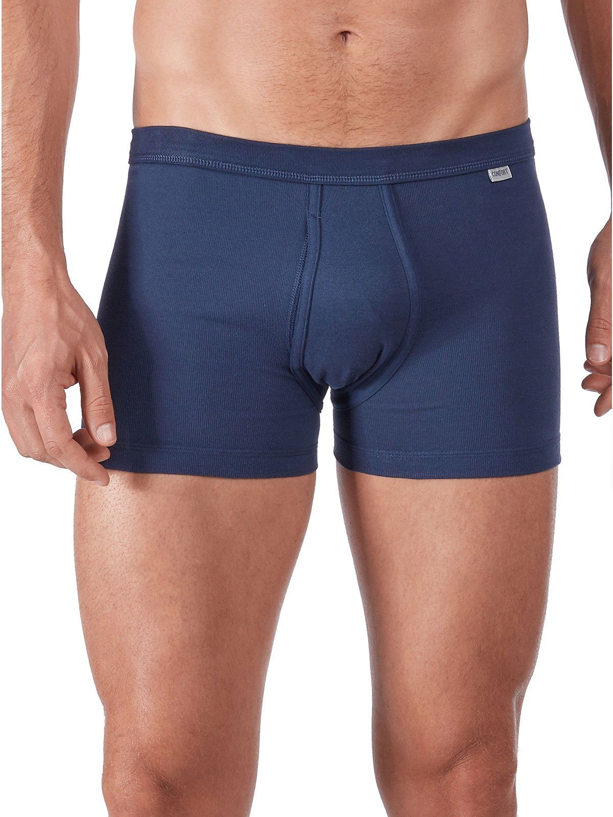 Retro Pants Herren Pant kurz mit Eingriff Cotton Fine Rib