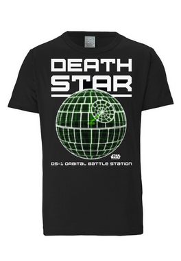LOGOSHIRT T-Shirt Star Wars - Death Star mit tollem Star Wars-Print