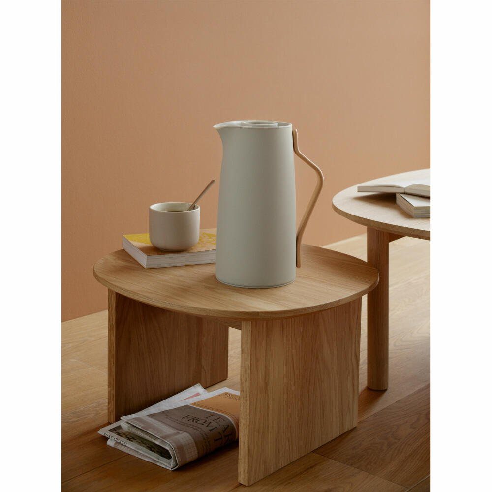 Stelton Isolierkanne Emma für Kaffee - Soft Sand 1.2 L, 1,2 l, Edelstahl-Thermoeinsatz