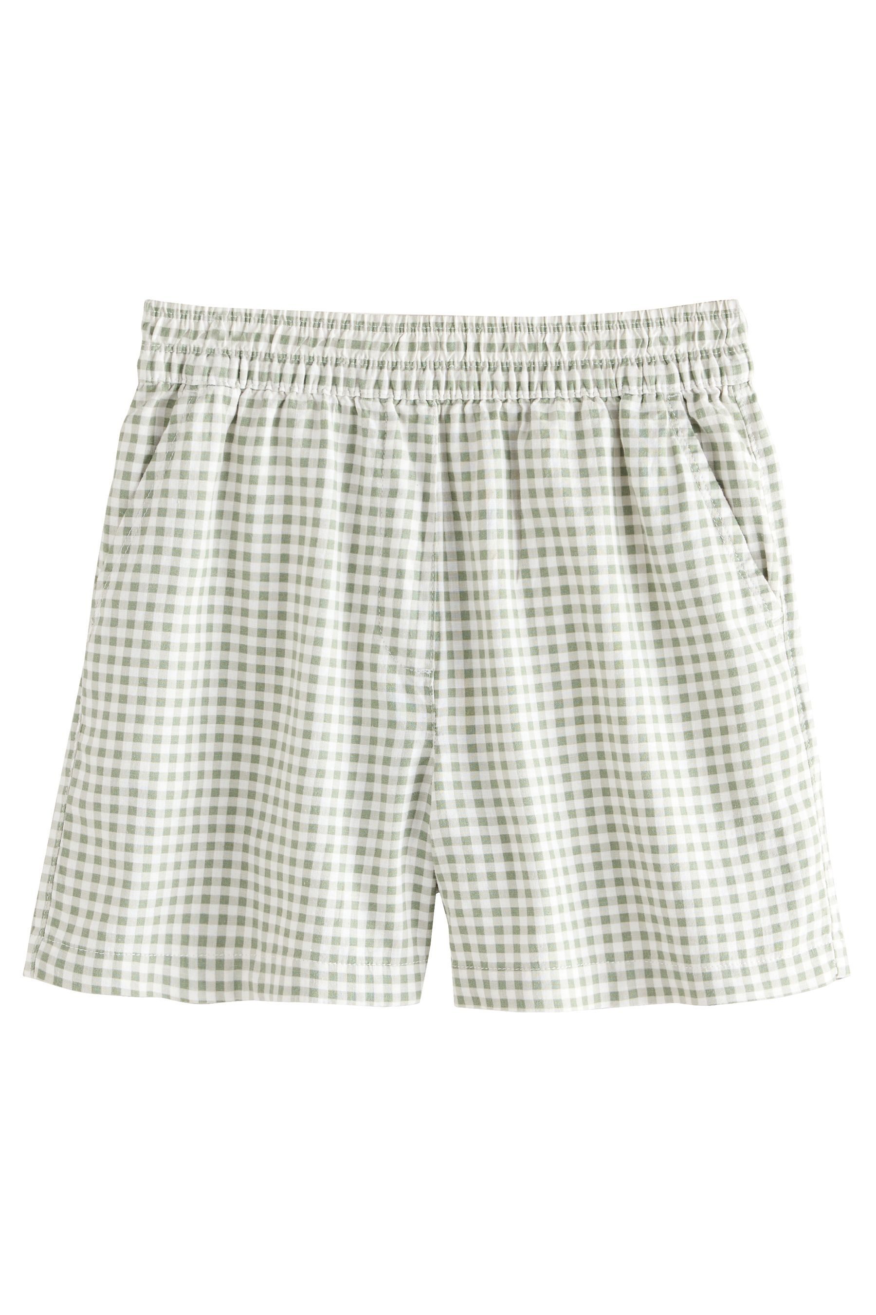 Next Shorts Shorts aus Stretch-Leinenmix, 2er-Pack, Kurzgröße (2-tlg)