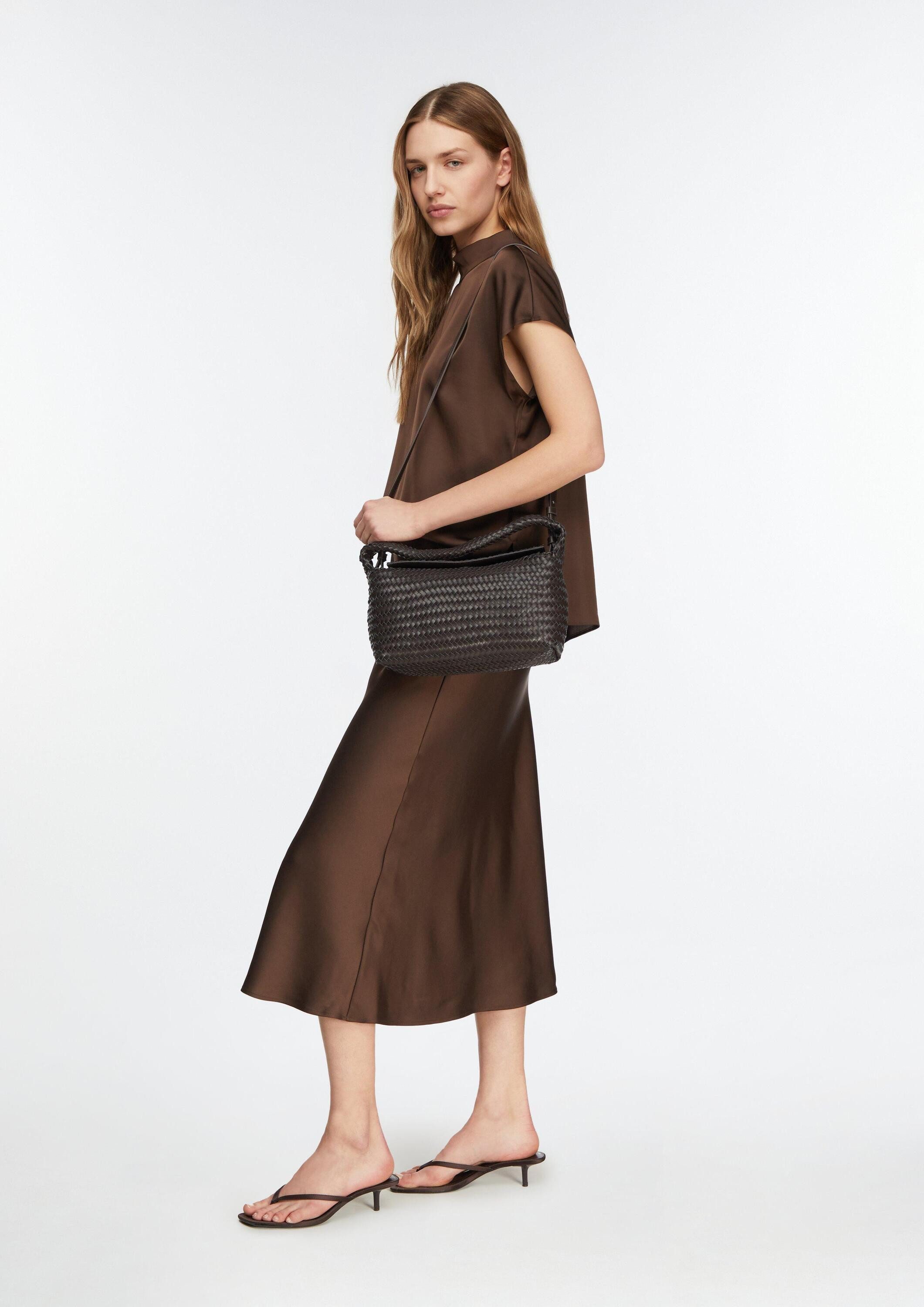 comma Schultertasche Tasche, Geflochtene Bowling-Bag