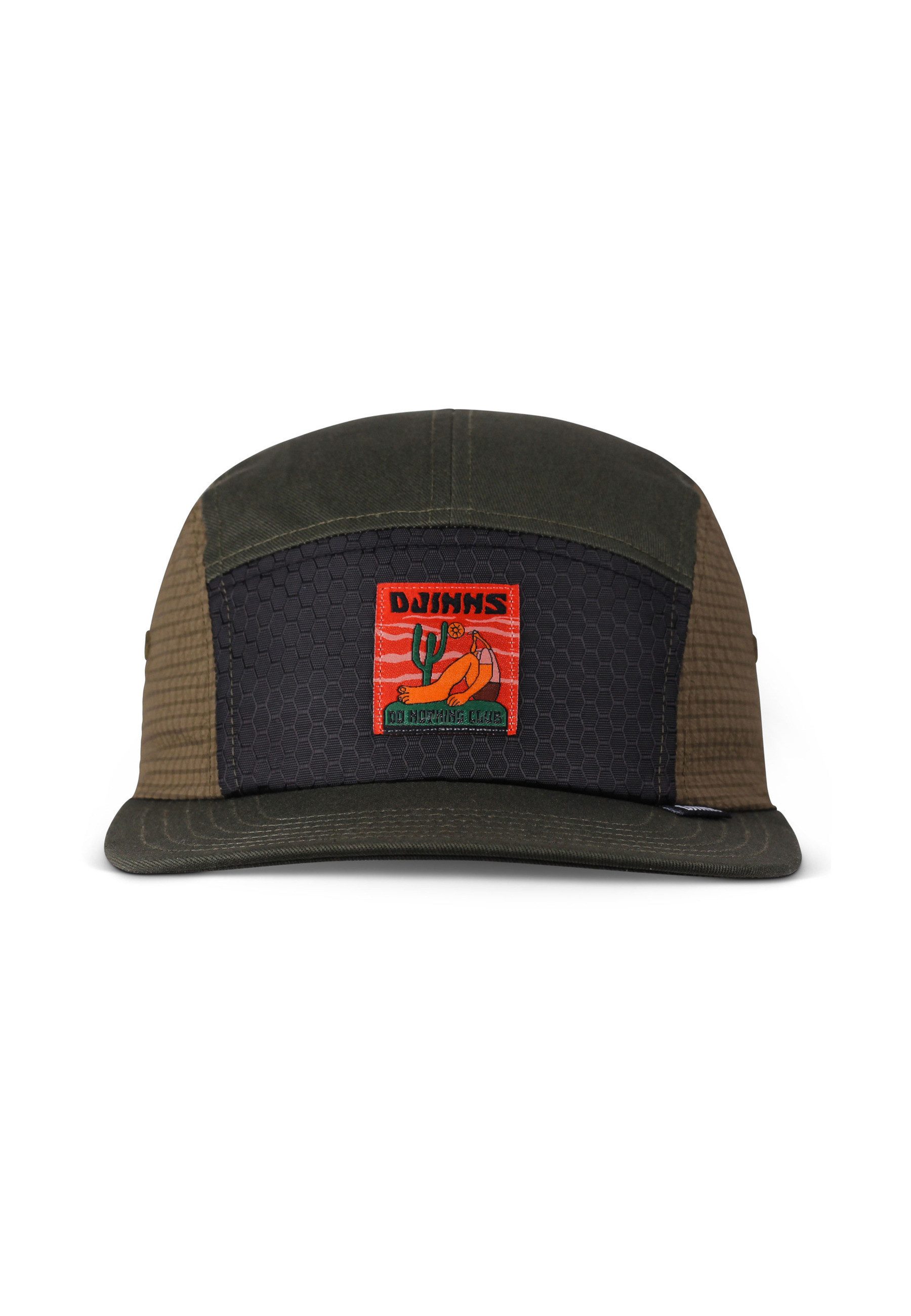 Flex Cap Djinns 5 Panel Flat Cap Resting Man