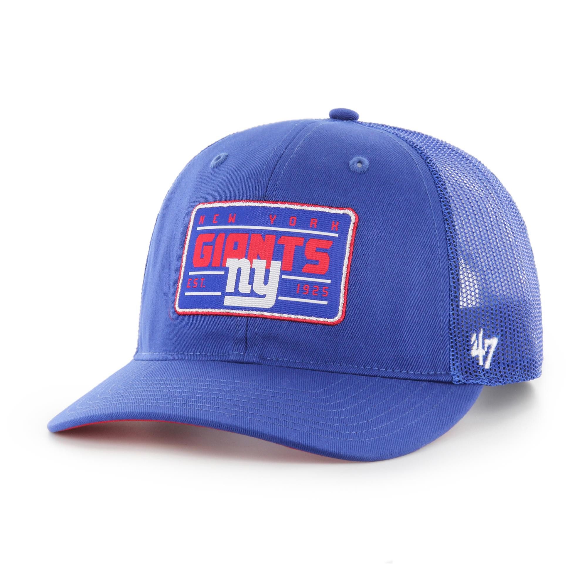 '47 Brand Trucker Cap '47 Brand NFL Cap NEW YORK GIANTS '47 Hardline Trucker RF Royal (Basecap, Basecap, Meshcap, Trucker Kappe) Schirmunterseite Rot