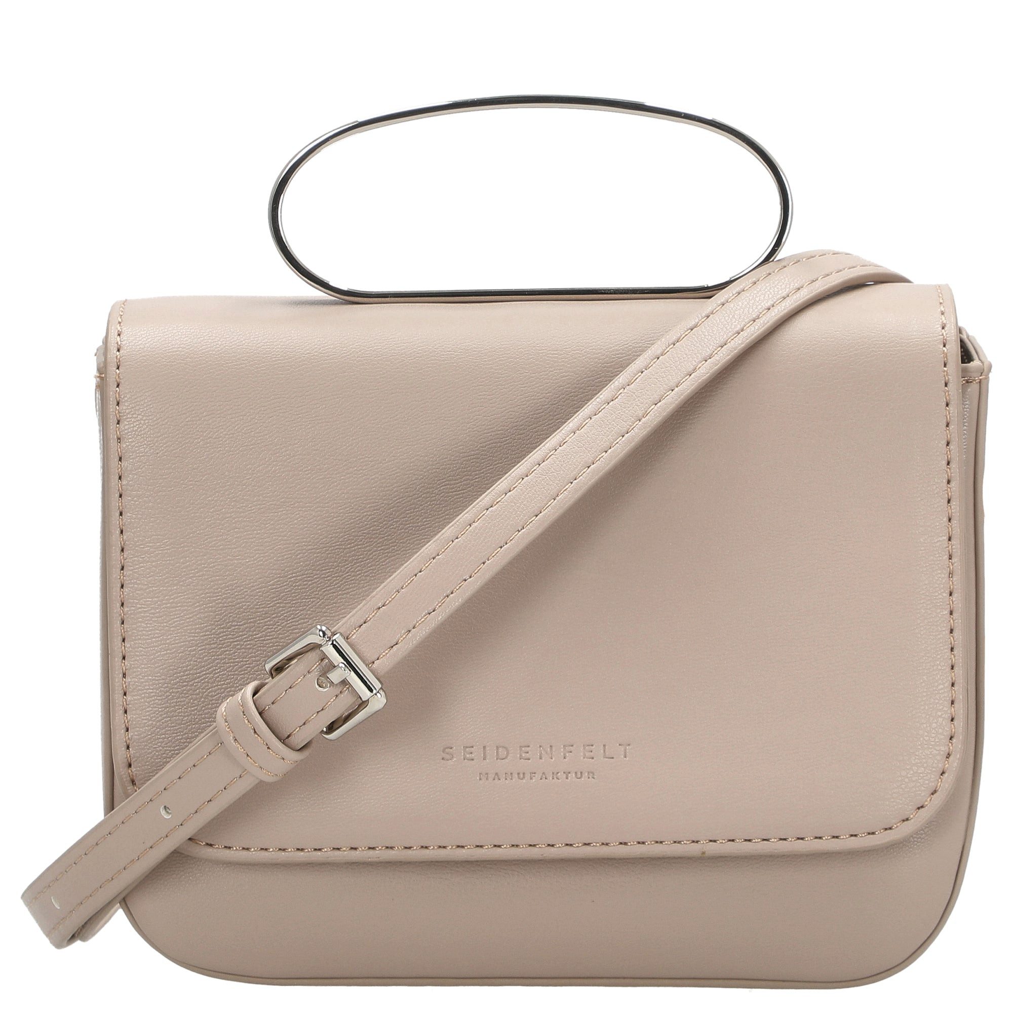 Umhängetasche SFM227 Crossbag - Umhängetasche 16 cm (powder taupe/silver)