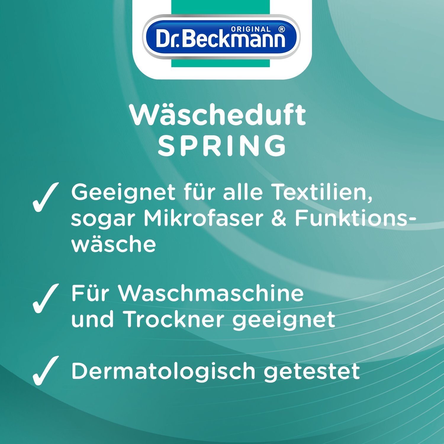Dr. Beckmann Wäscheduft Spring, für frischen und langanhaltenden Duft, 1x 250 ml Weichspüler (1-St)