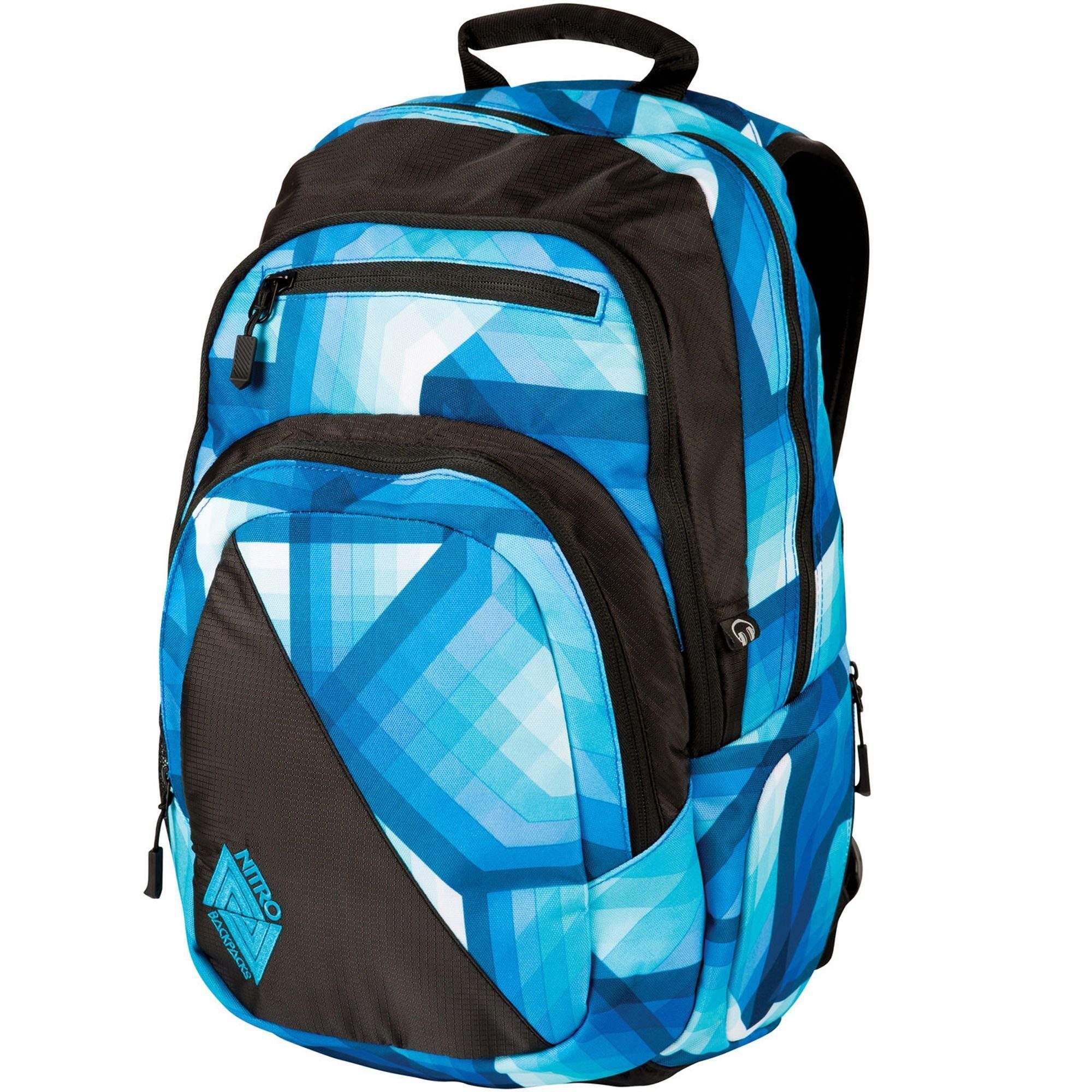 NITRO Schulrucksack Stash 29, Alltagsrucksack, Rucksack für Freizeit, Schule, Arbeit und Reise