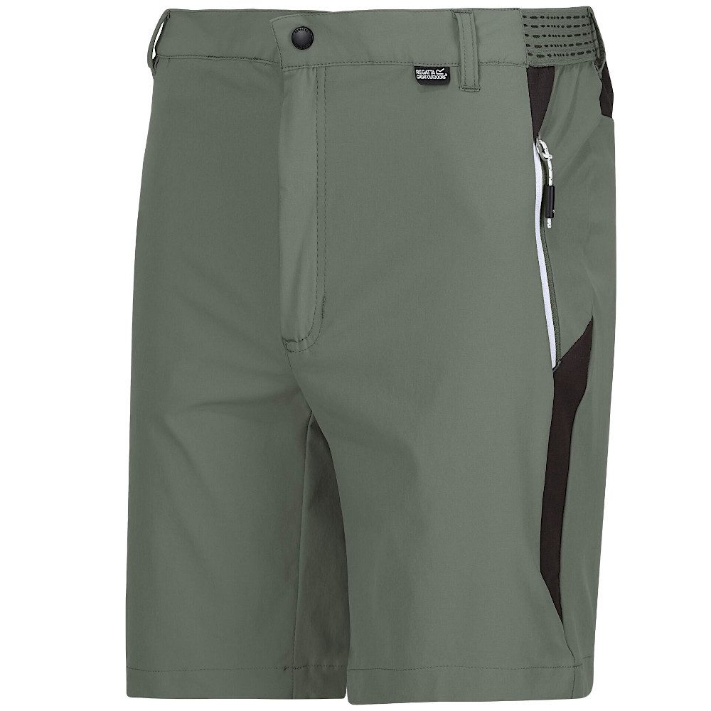 Regatta Shorts Mountain Trekkingshorts Wandershorts Wanderhose (1-tlg) Wasserabweisend, atmungsaktiv, mit Reißverschlusstaschen