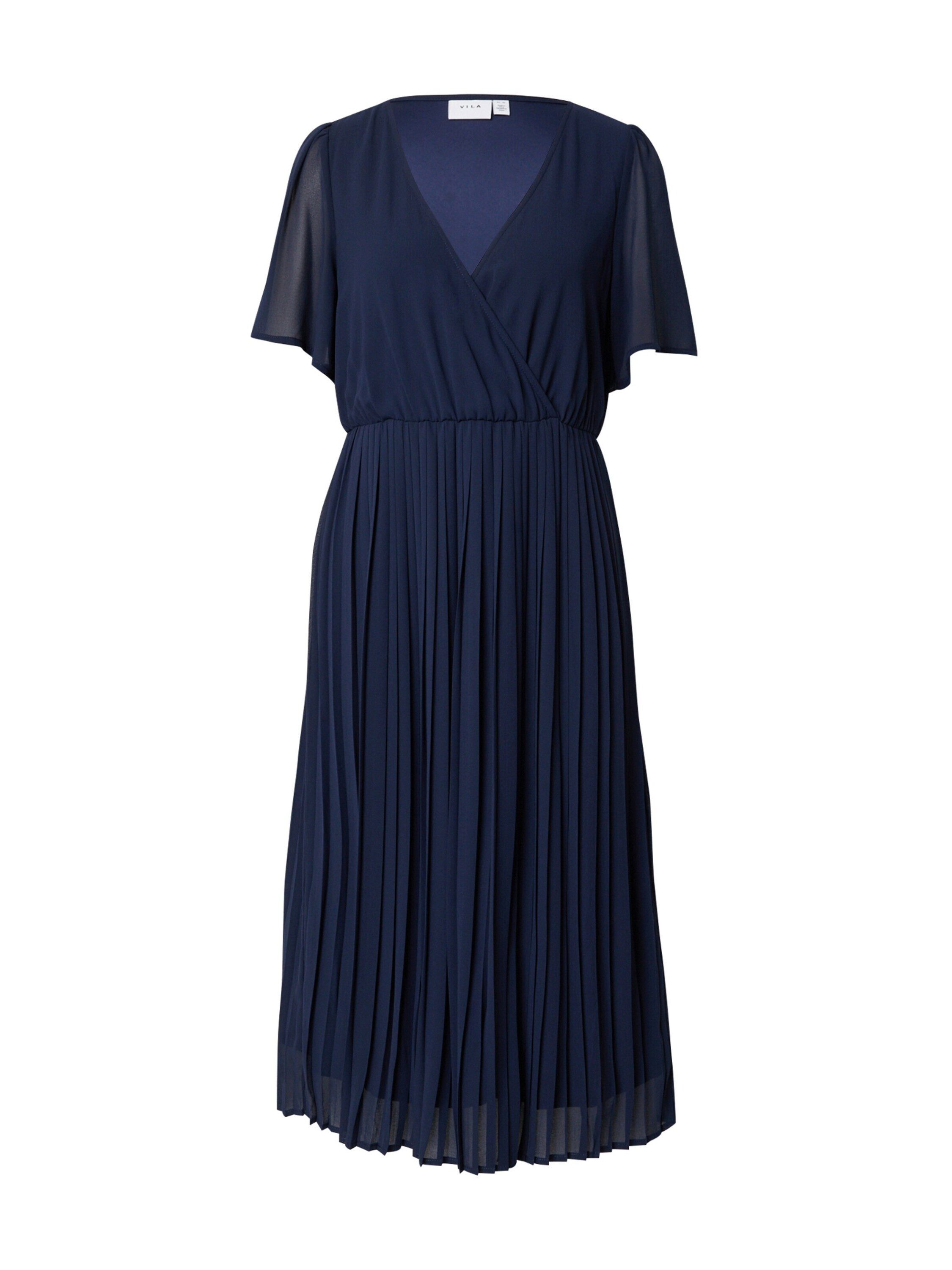 Vila Midikleid VIAJanelle (1-tlg) Drapiert/gerafft günstig online kaufen
