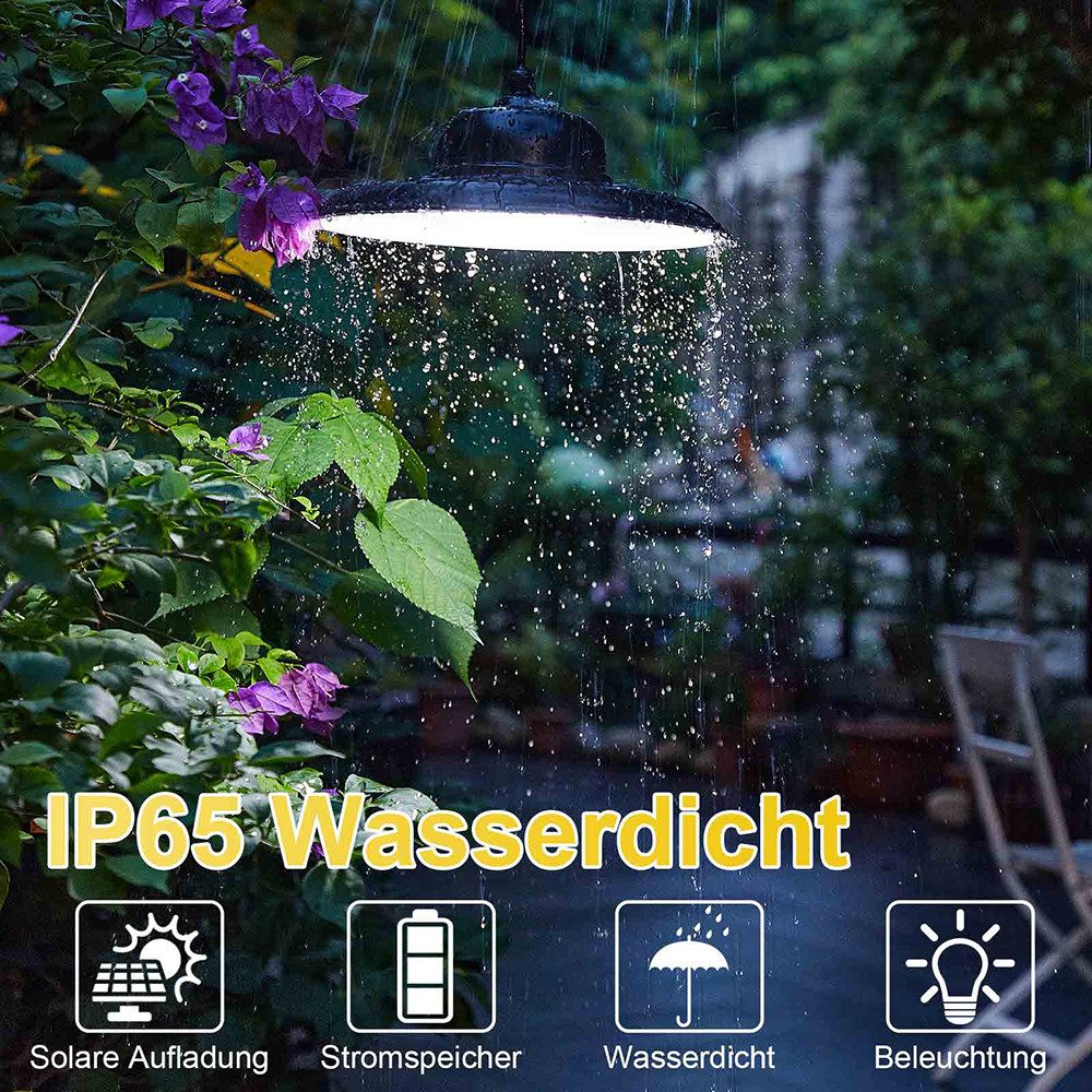 MUPOO LED Solarleuchte LED Außen Pendelleuchte Solar günstig online kaufen