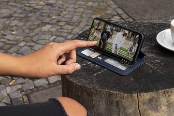 MyGadget Handyhülle Flip Case Klapphülle für Samsung Galaxy S10 Plus, Flip Case Kartenfächer & Standfunktion Kunstleder Hülle Schutzhülle