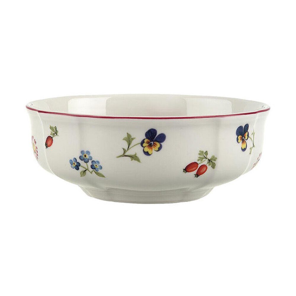 Villeroy & Boch Schüssel Dessertschale 15 cm Petite Fleur, Premium Porcelain, (Frühstücksset, 1-tlg), Dessertschale, Dessertschüssel, Schälchen, Ø15cm, Premium Porcelain