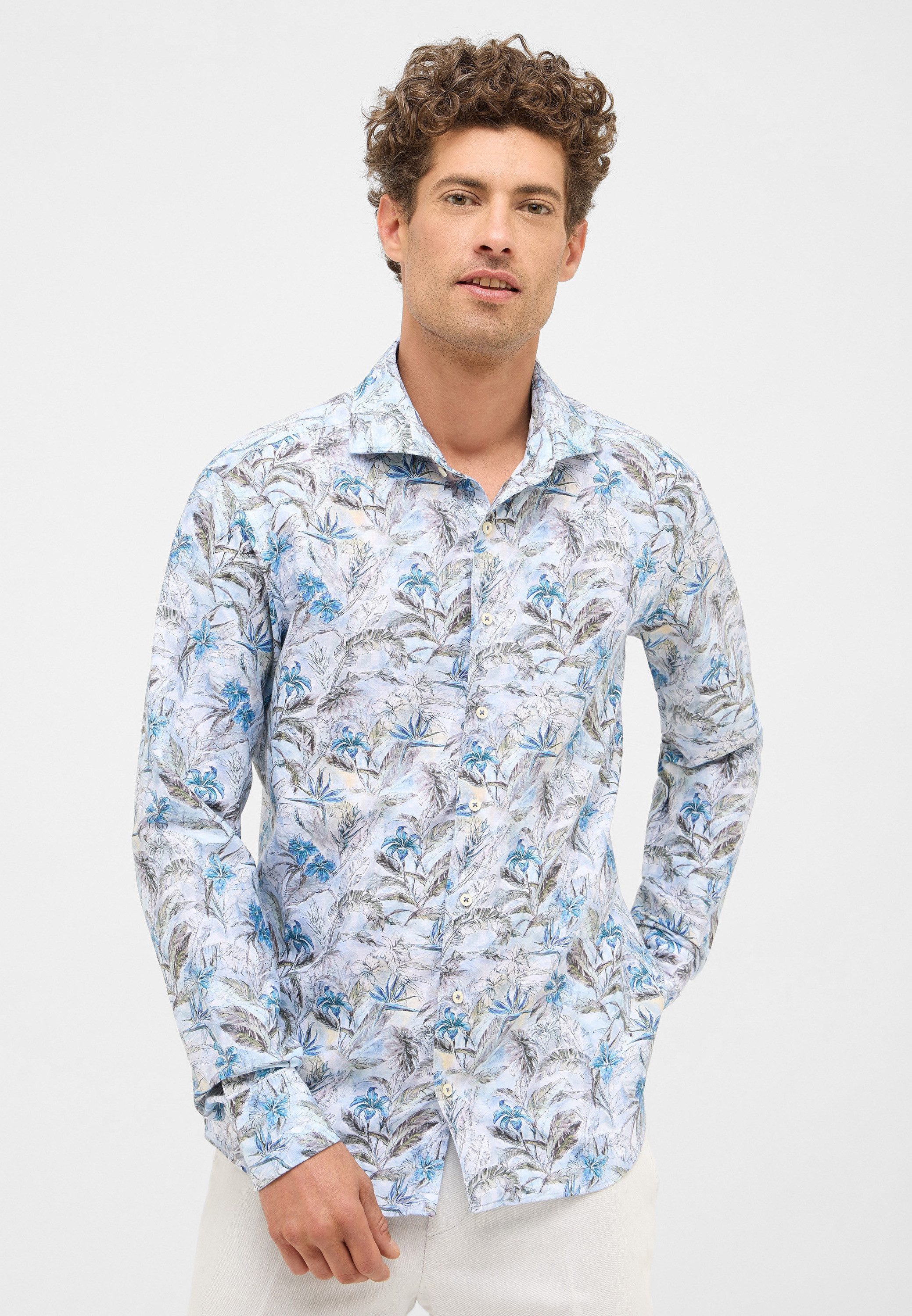 Eterna Langarmhemd SLIM FIT EASY IRON günstig online kaufen
