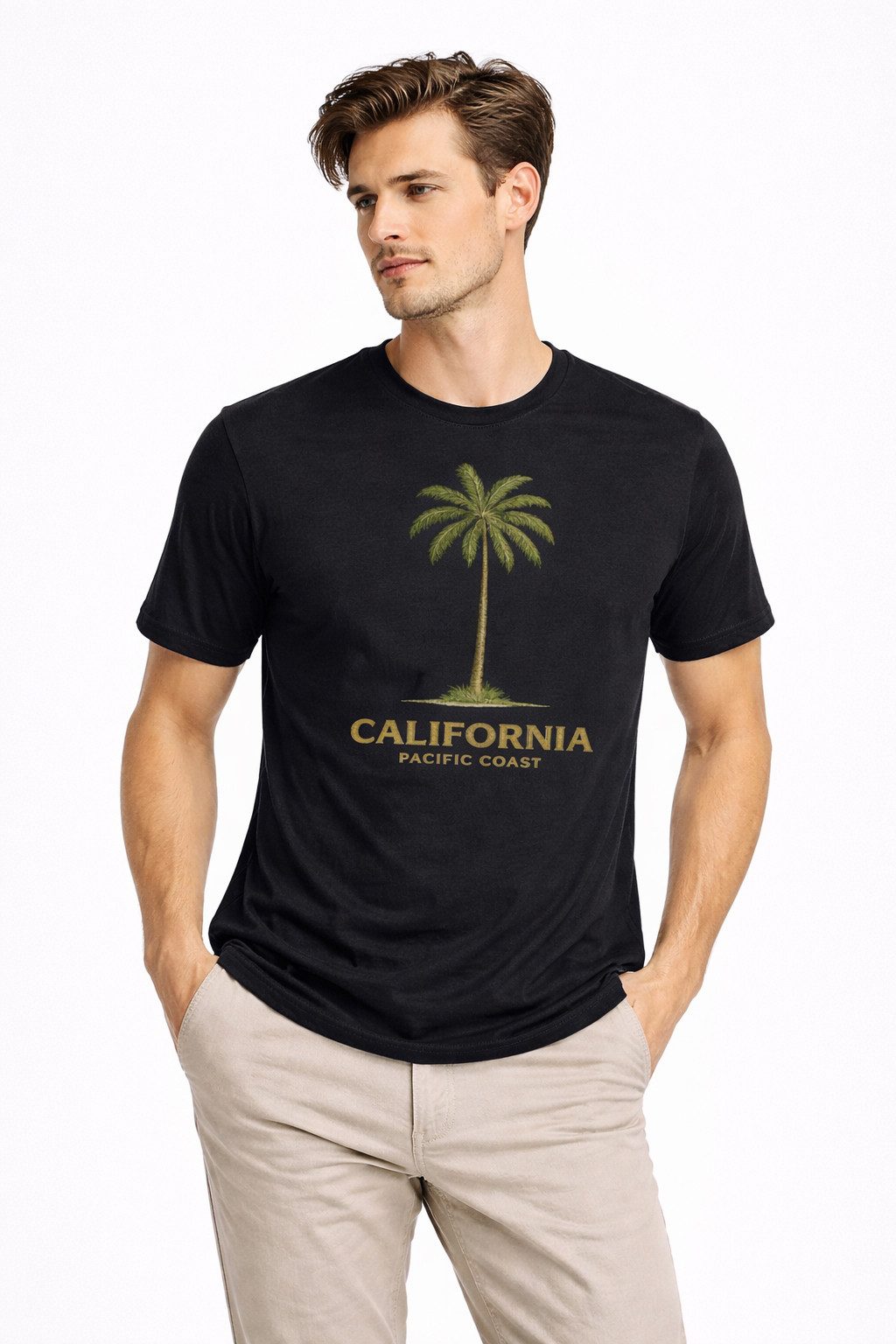 T-Shirt Herren California Print Shirt