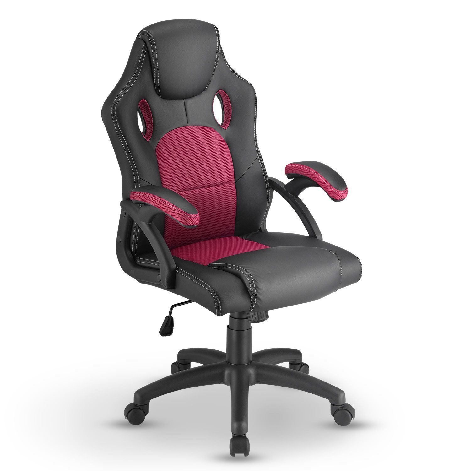 Juskys Gaming-Stuhl Montreal, Ergonomisch geformte Sitzfläche, Rückenlehne günstig online kaufen
