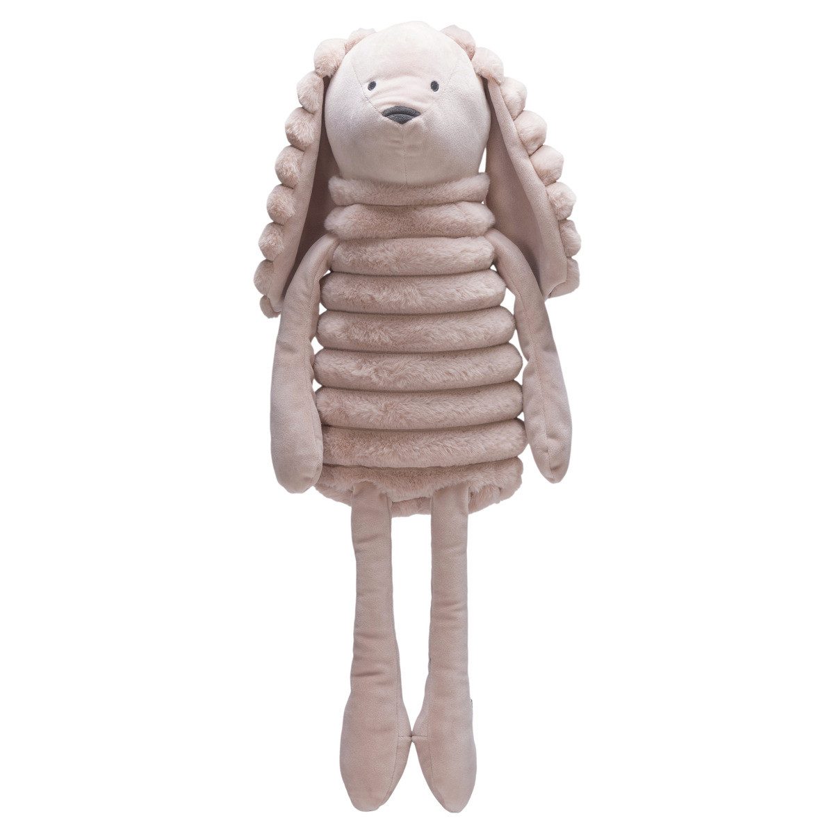 Designed By Lotte Tierkuscheltier Hundespielzeug Reza Hase XL rosa aus Plüsch