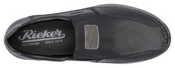 Rieker Slipper Mokassin, Loafer, Komfortschuh mit aufwendiger Rahmennaht