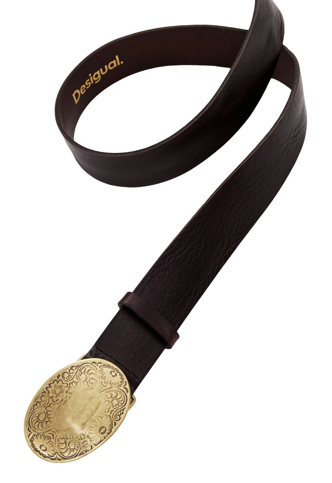 Desigual Ledergürtel Leather Belt aus echtem Rindsleder günstig online kaufen