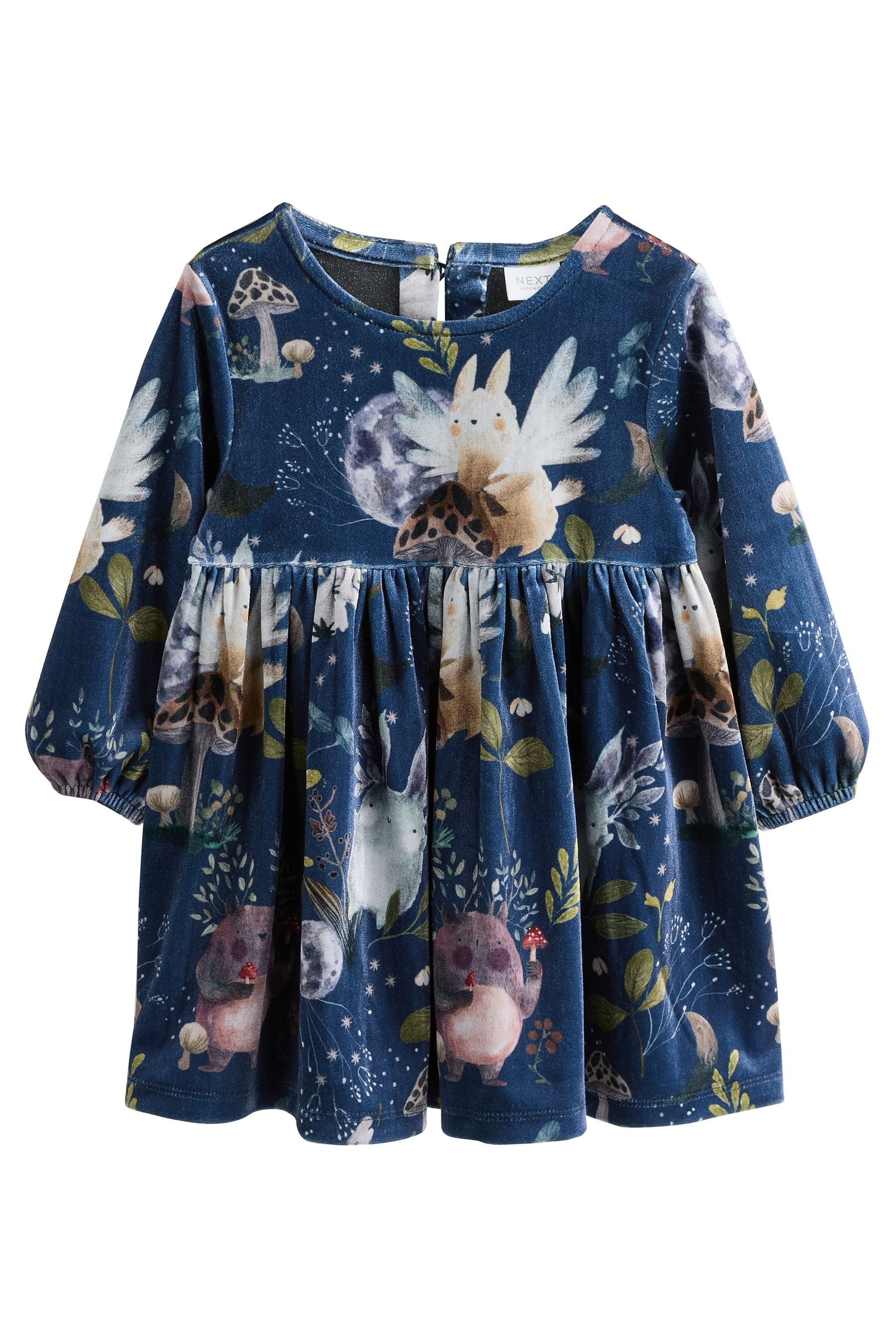 Next Samtkleid Samtkleid mit Print (1-tlg)