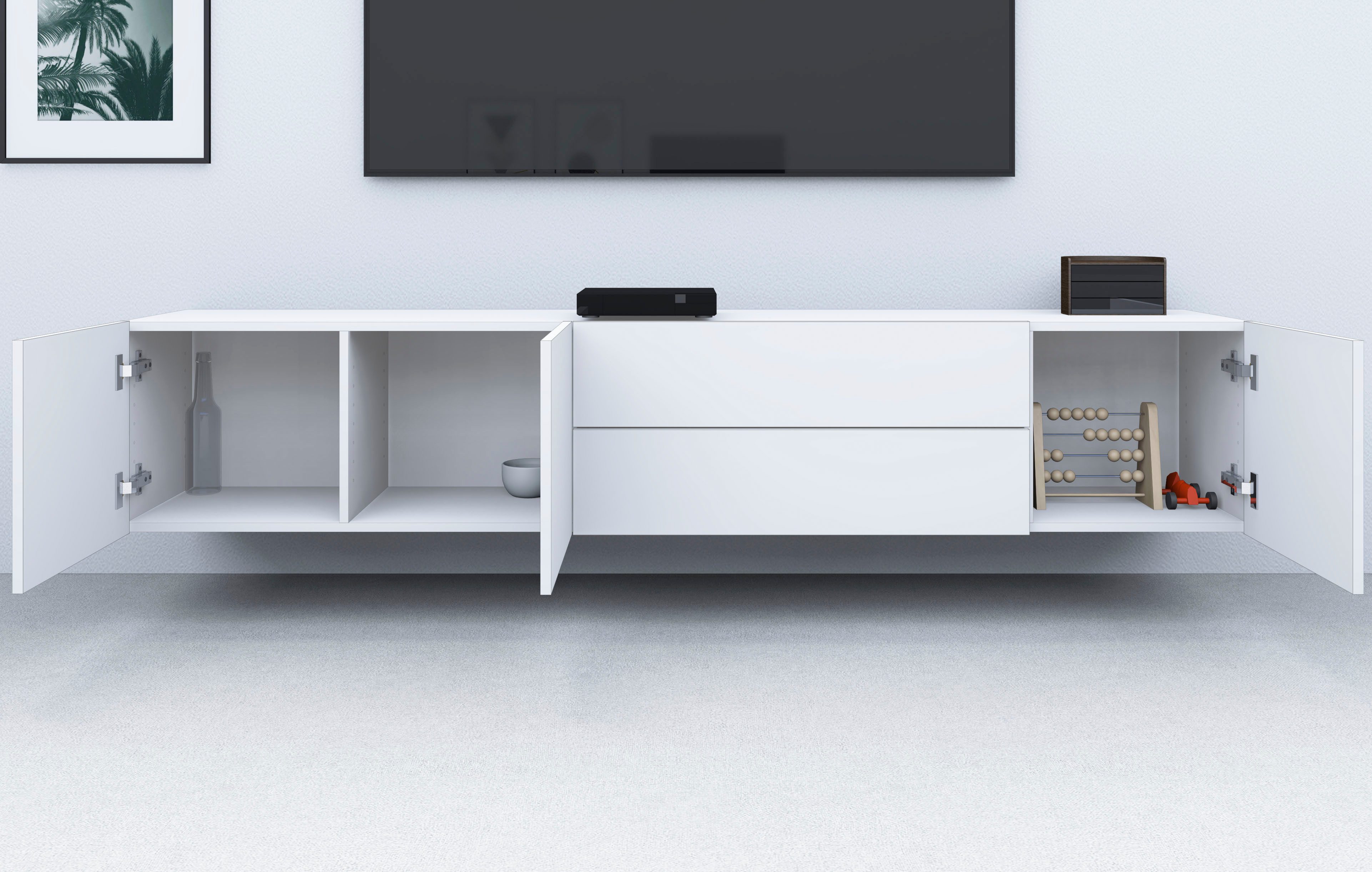 borchardt Möbel Lowboard Sophia, Breite 190 cm, hängend montierbar