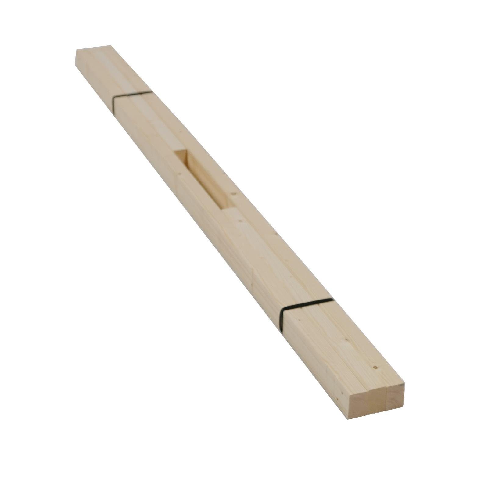 Rollrost Auflagerrahmen für Rollrost 80 x 190 cm für Lattenrost Bettrost, TUGA-Holztech