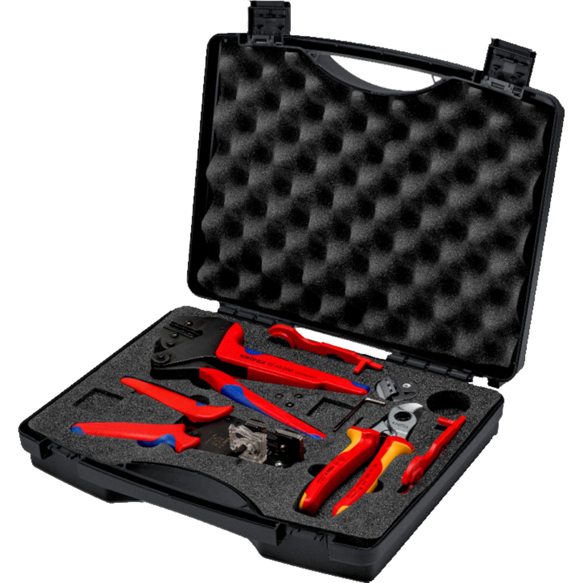 Werkzeugset KNIPEX Werkzeugkoffer Photovoltaik, für