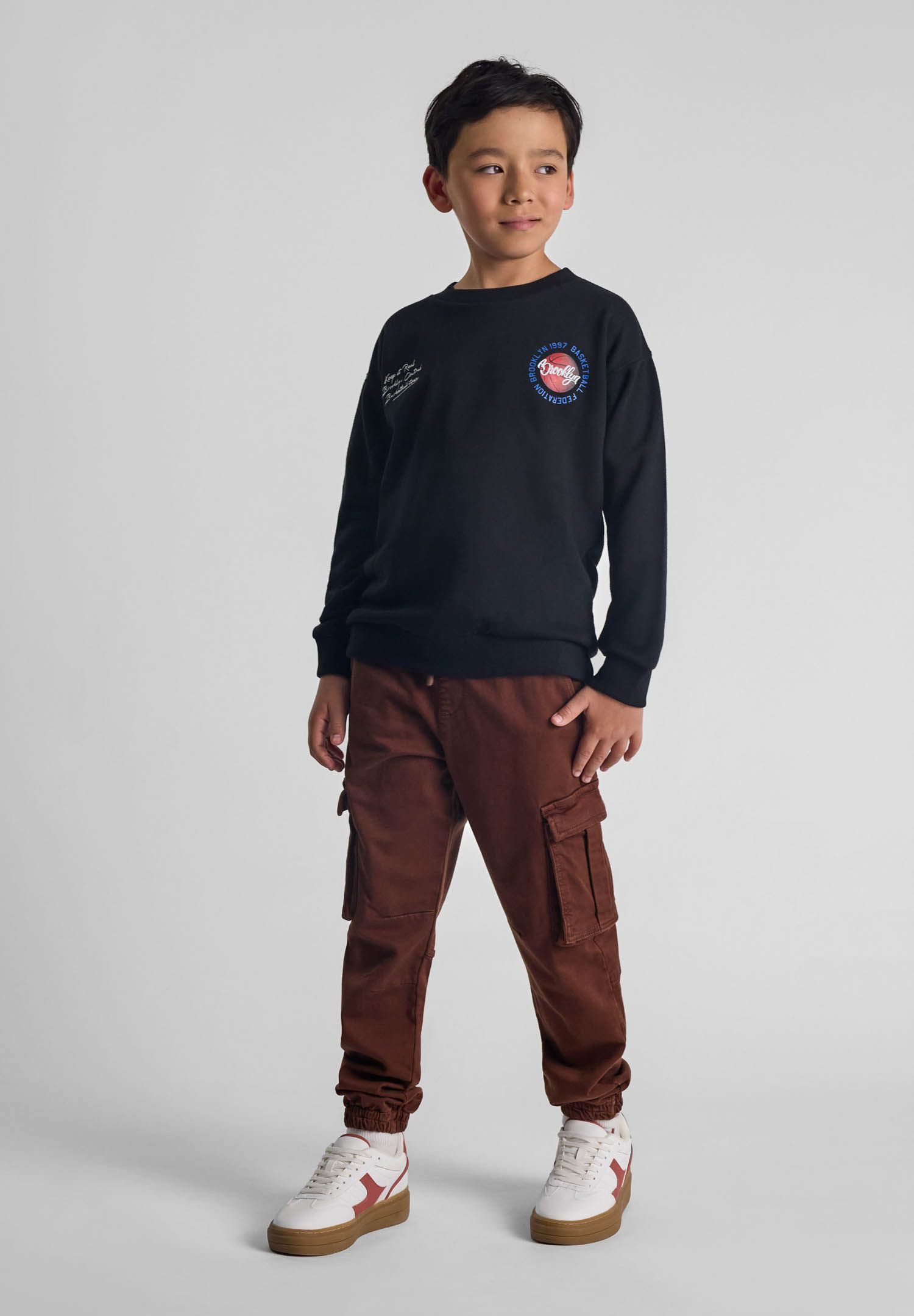 MINOTI Cargohose Cargo-Hose mit elastischem Bund (2y-14y)