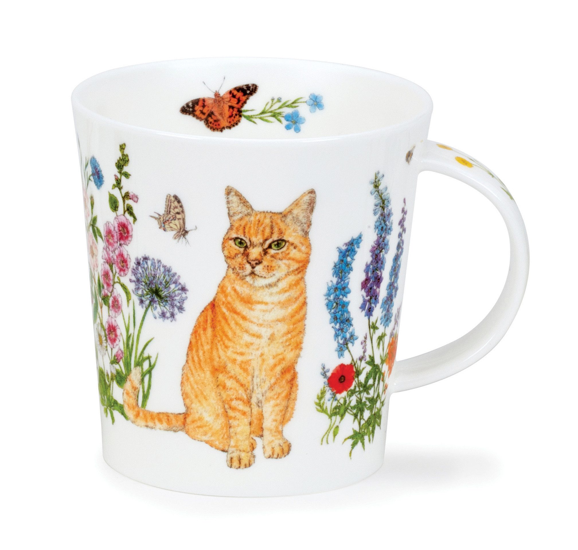 Dunoon Кружки Lomond - FLORAL CATS - GINGER, Sammelbecher