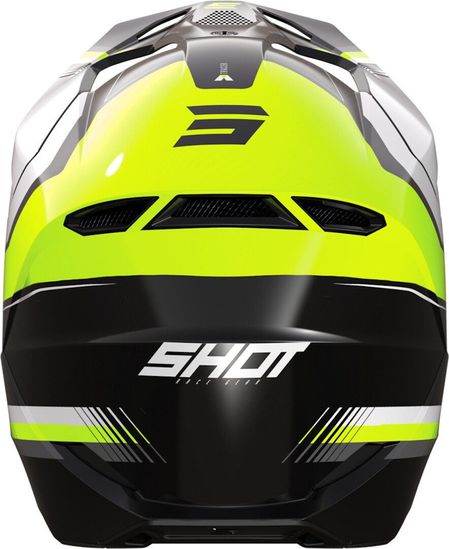 Shot Motorradhelm Furious Tracer Kinder Motocross Helm, Belüftet