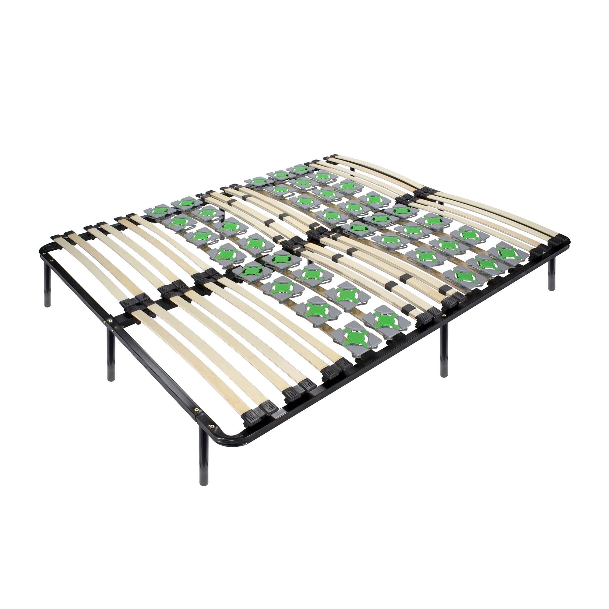 Teiltellerlattenrost i-flair Tellerlattenrost 140x200 cm auf Füßen, Gästebe günstig online kaufen