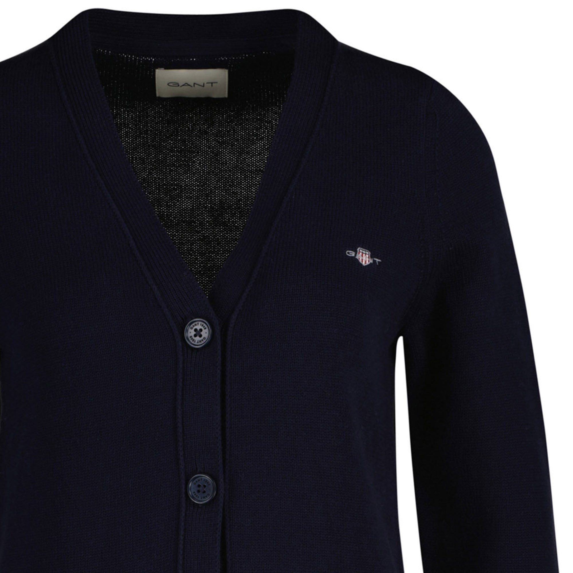 Gant Sweater Damen Strickjacke Baumwolle CLASSIC günstig online kaufen