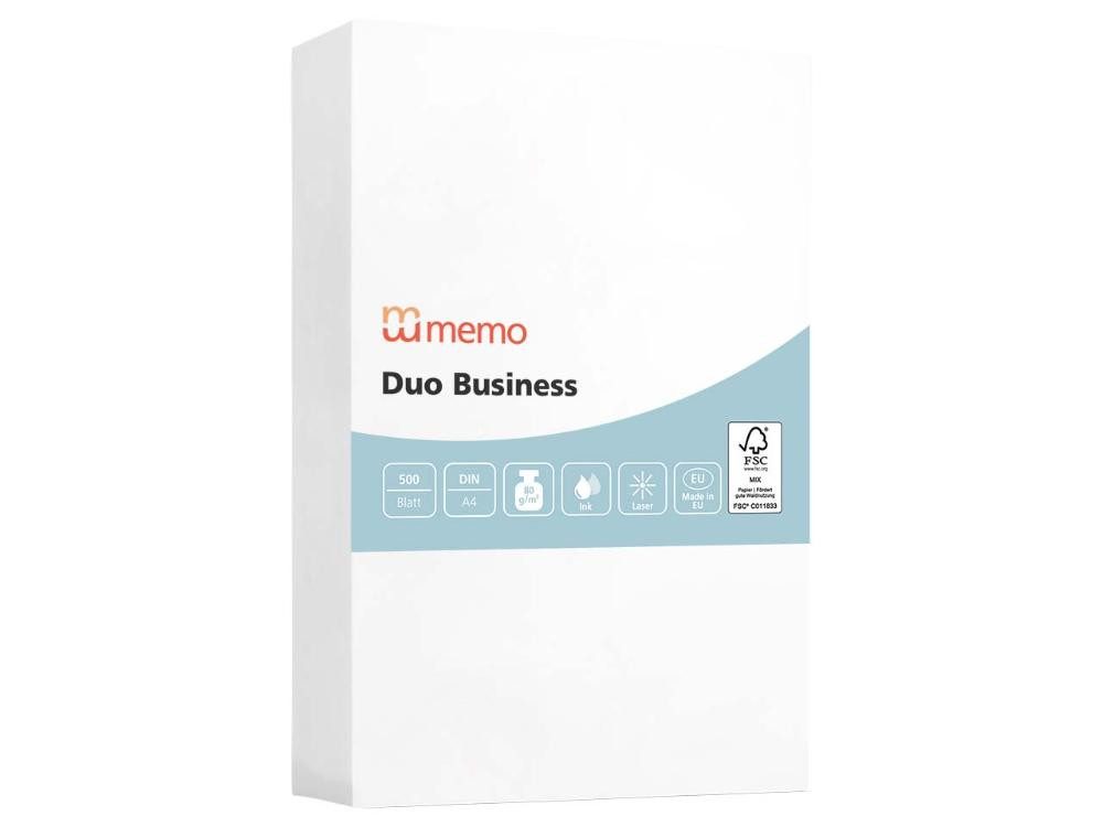 memo Kopierpapier memo Multifunktionales Kopierpapier 'Duo Business'