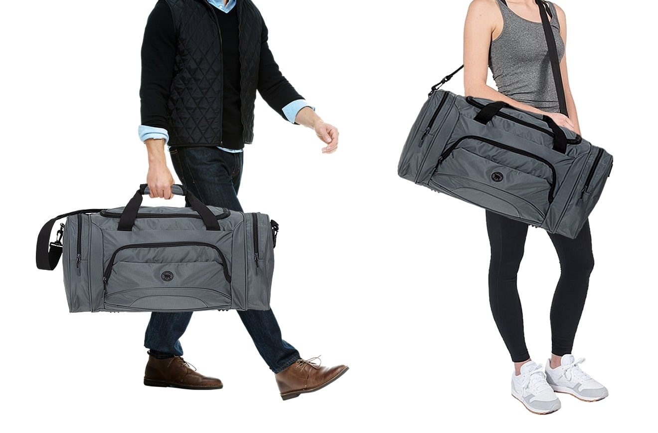 ELEPHANT Sporttasche Reisetasche Saunatasche Damen Herren groß 62 cm XL, Color Sport Reise Sauna Tasche Fitness Gym + Flasche