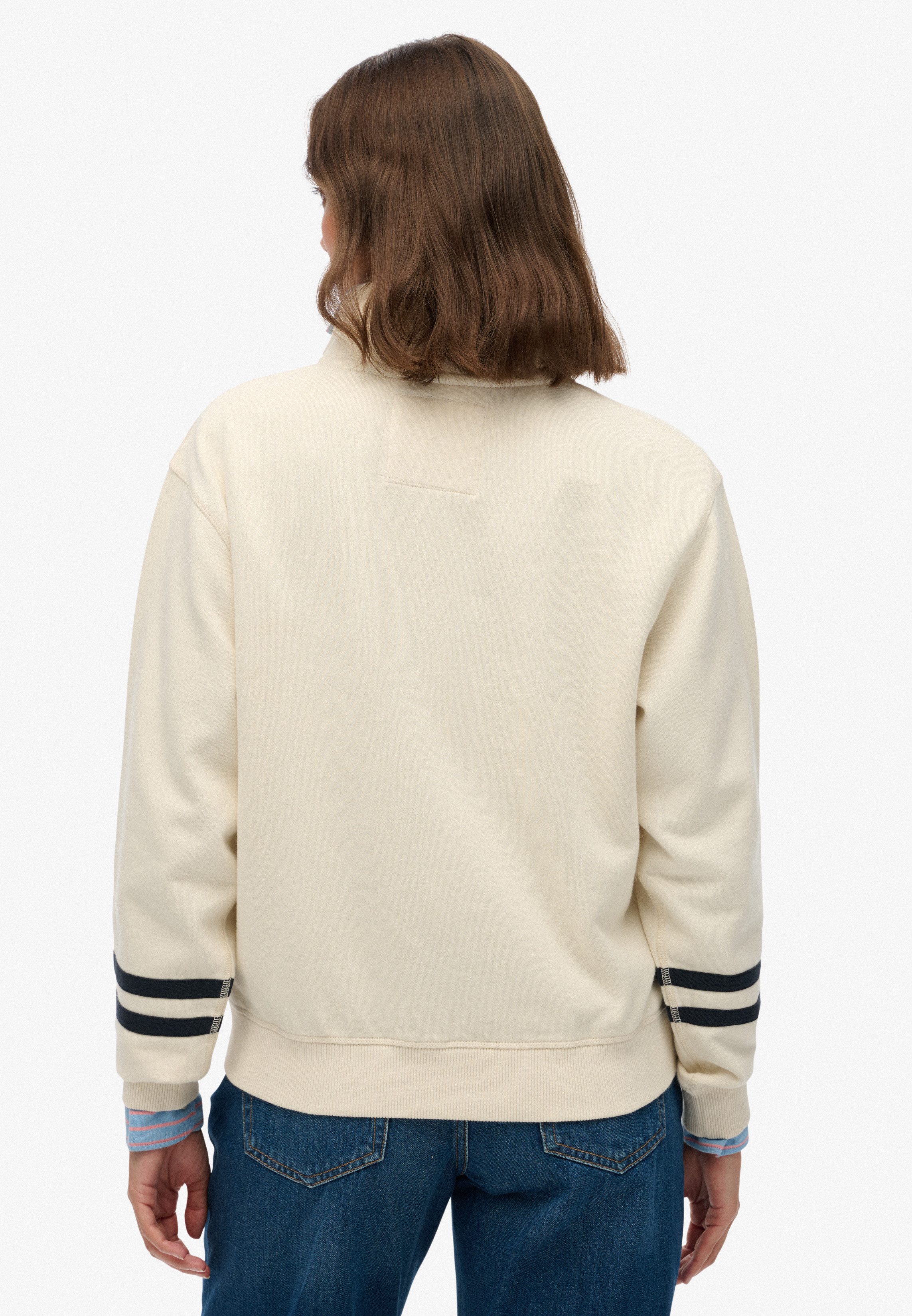 Superdry Sweatshirt ATHLETIC ESS APPLIQUE HALF ZIP günstig online kaufen