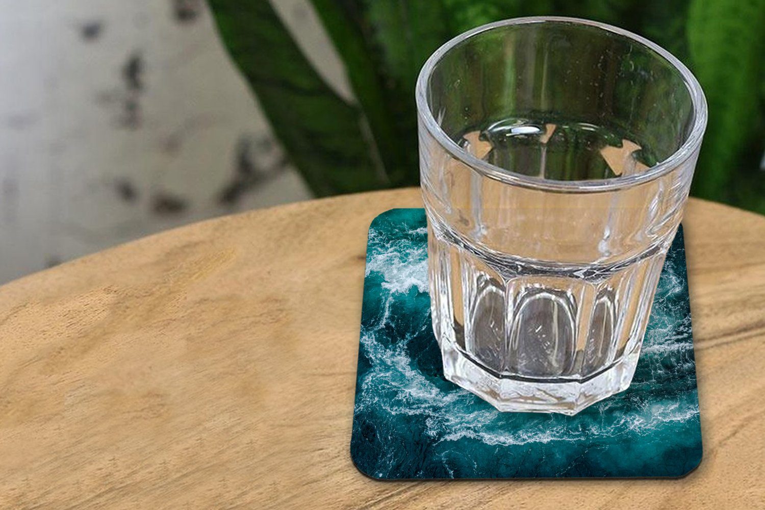 MuchoWow Glasuntersetzer Meer - Korkuntersetzer, - Tischuntersetzer, für Tasse Untersetzer, Wasser, Norwegen Zubehör 6-tlg., Gläser, Glasuntersetzer