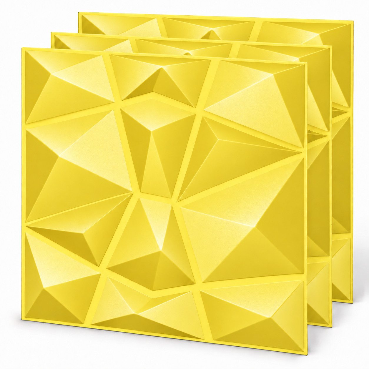 IKHEMalarka 3D Wandpaneel 3D Paneele PVC Kunststoffpaneele, BxL: 50,00x50,00 cm, 0,25 qm, (1 Stück, 3D Wandpaneele Deckenpaneele) hochwertige & harte PVC 3D Platten Wand & Decke