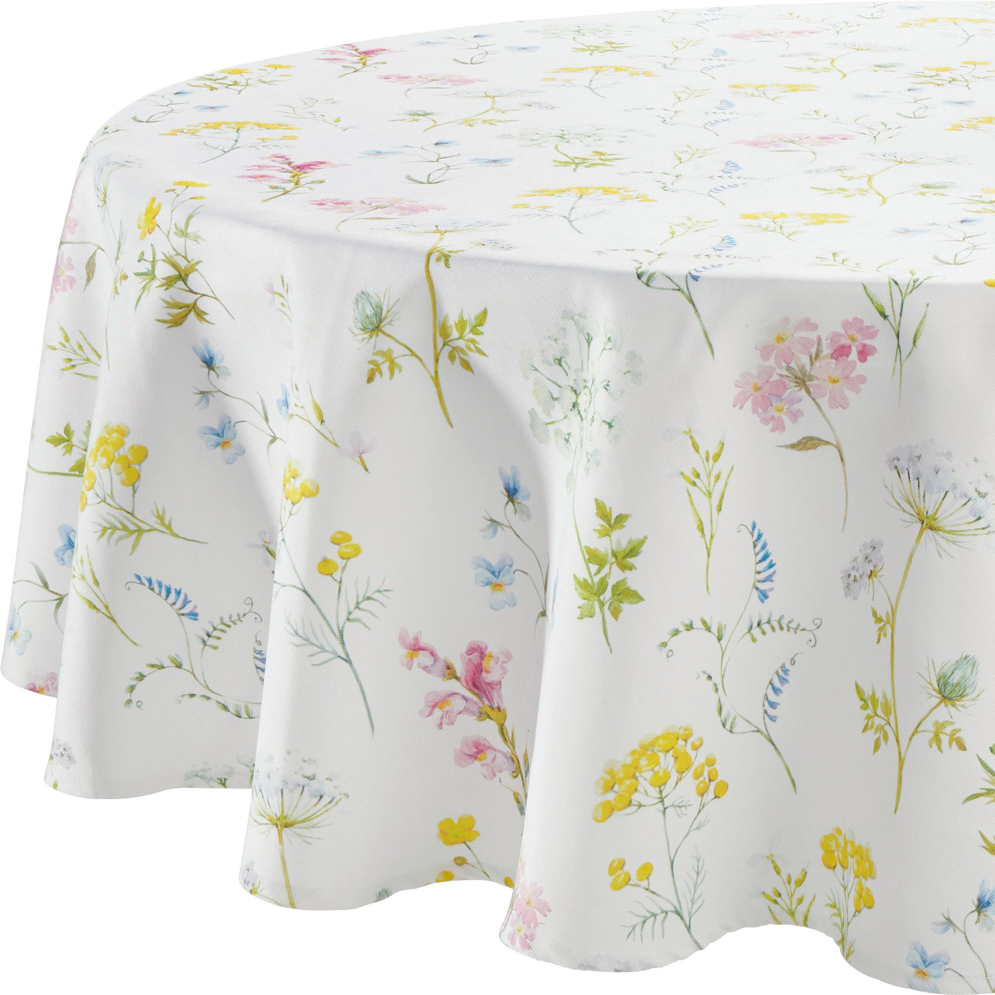 Erwin Müller Tischdecke Tischdecke, bügelleicht Blumen