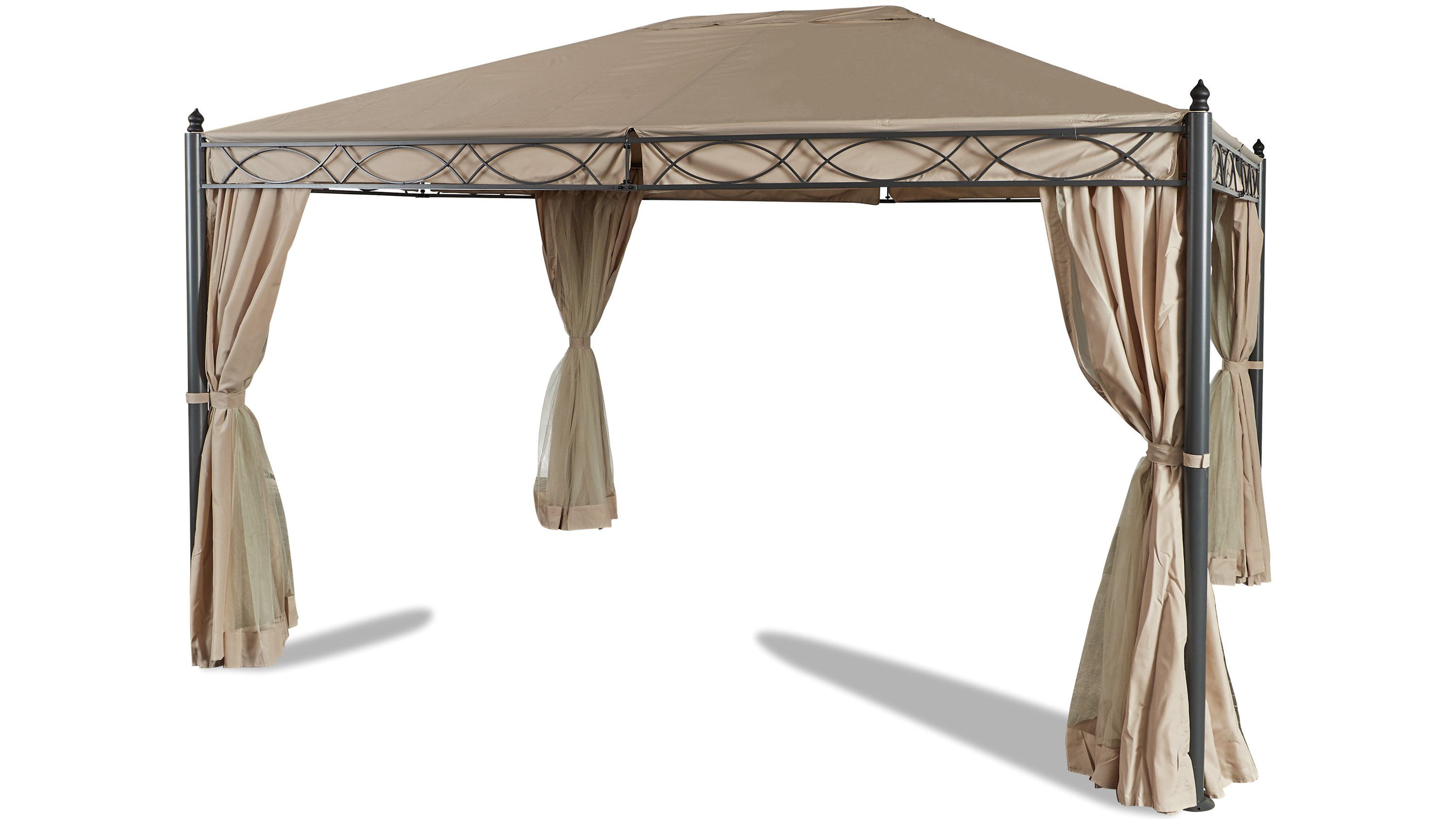 Grasekamp Pavillon Pavillon Rom 3x4m inkl. günstig online kaufen