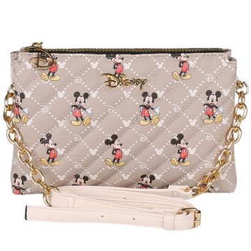 Sarcia.eu Gürteltasche DISNEY Mickey Mouse gesteppte Tasche mit goldenem Kettchen 24x15 cm