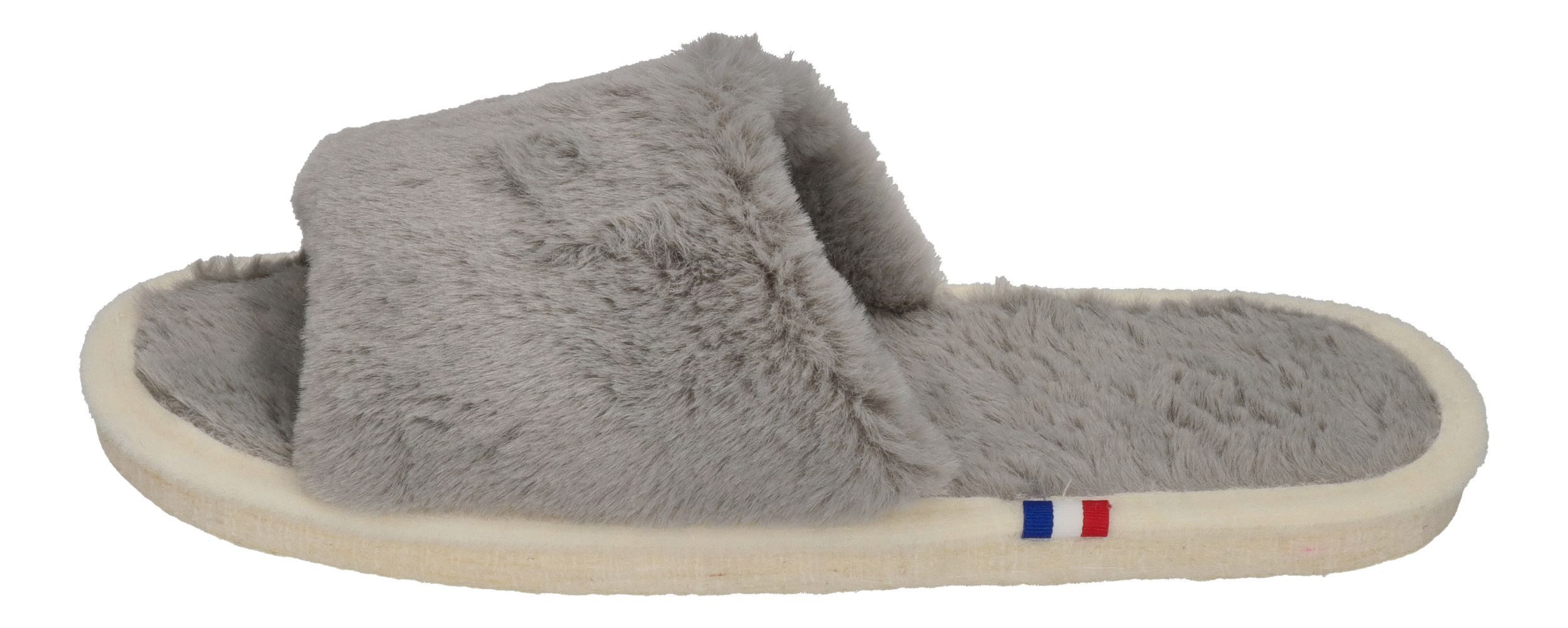 espadrij l´originale PLAGE FLUFFY Hausschuh Gris