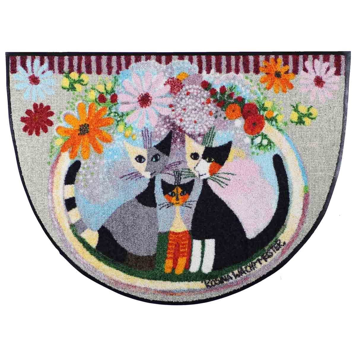 Salonloewe Fußmatte Fußmatte 60x85 Rosina Wachtmeister Famiglia con fiore h günstig online kaufen
