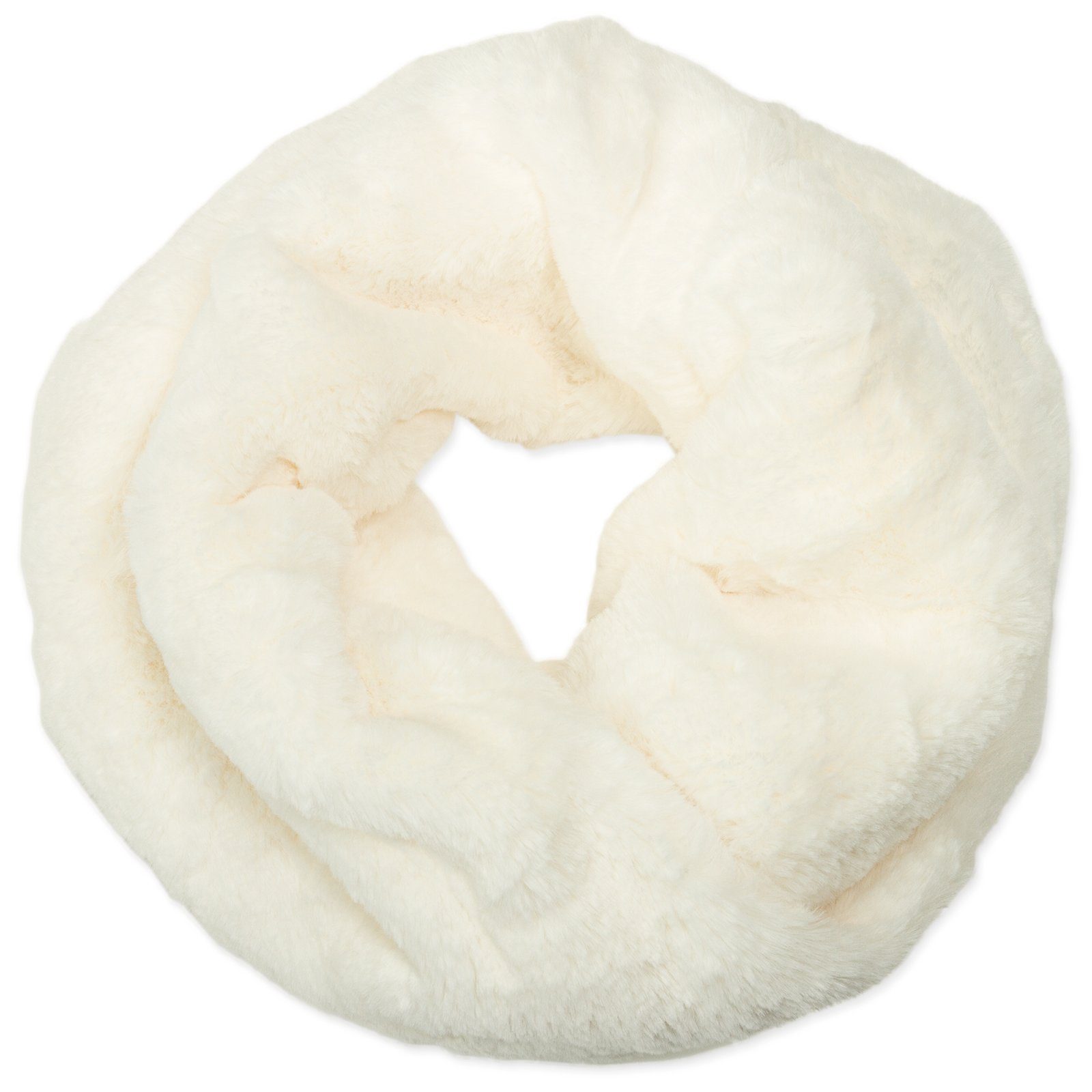 Caspar Loop SC480 warmer eleganter Damen Winter Fell Loop Schal günstig online kaufen