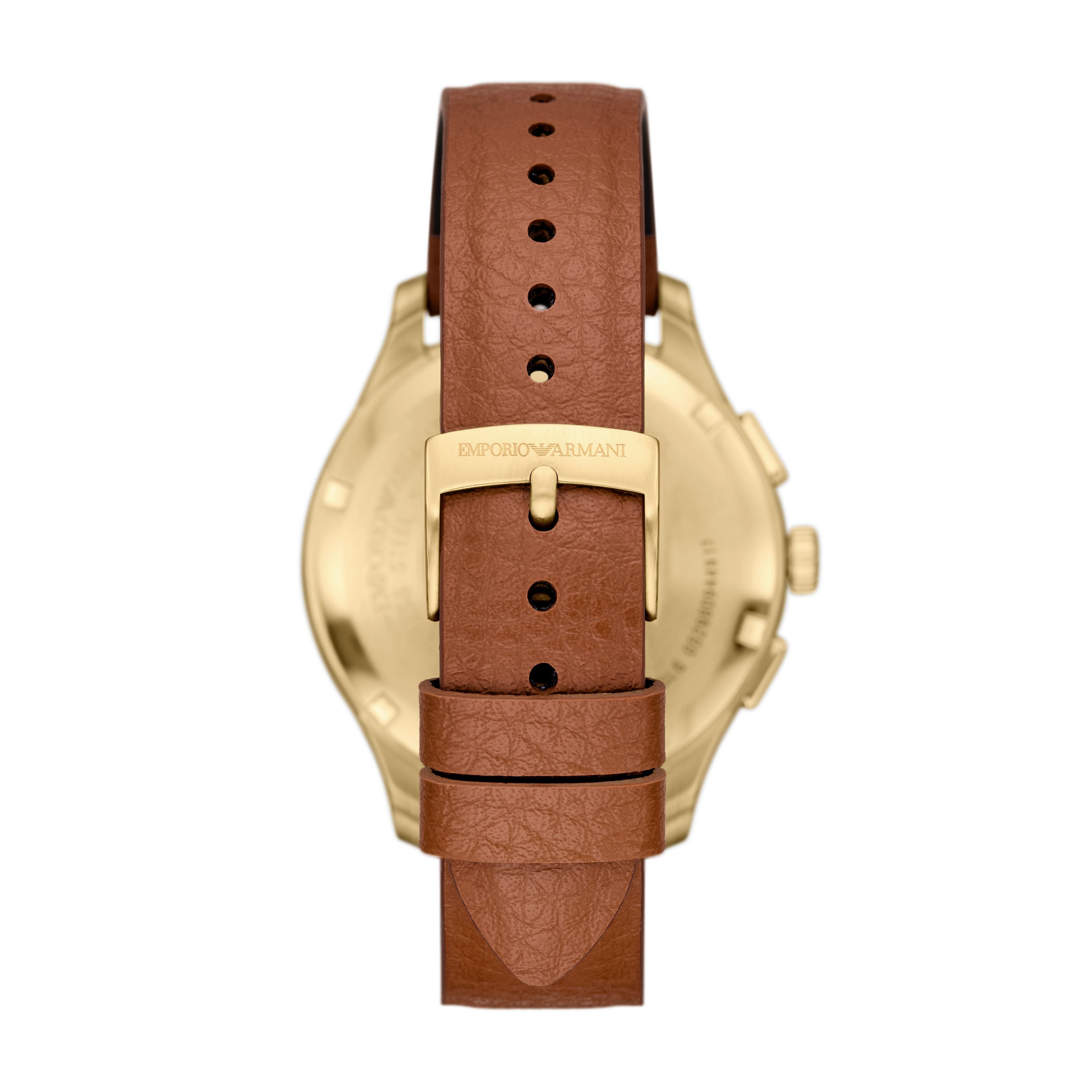 Emporio Armani Chronograph AR11714, Quarzuhr, Armbanduhr, Herrenuhr, Lederarmband, analog, Tag