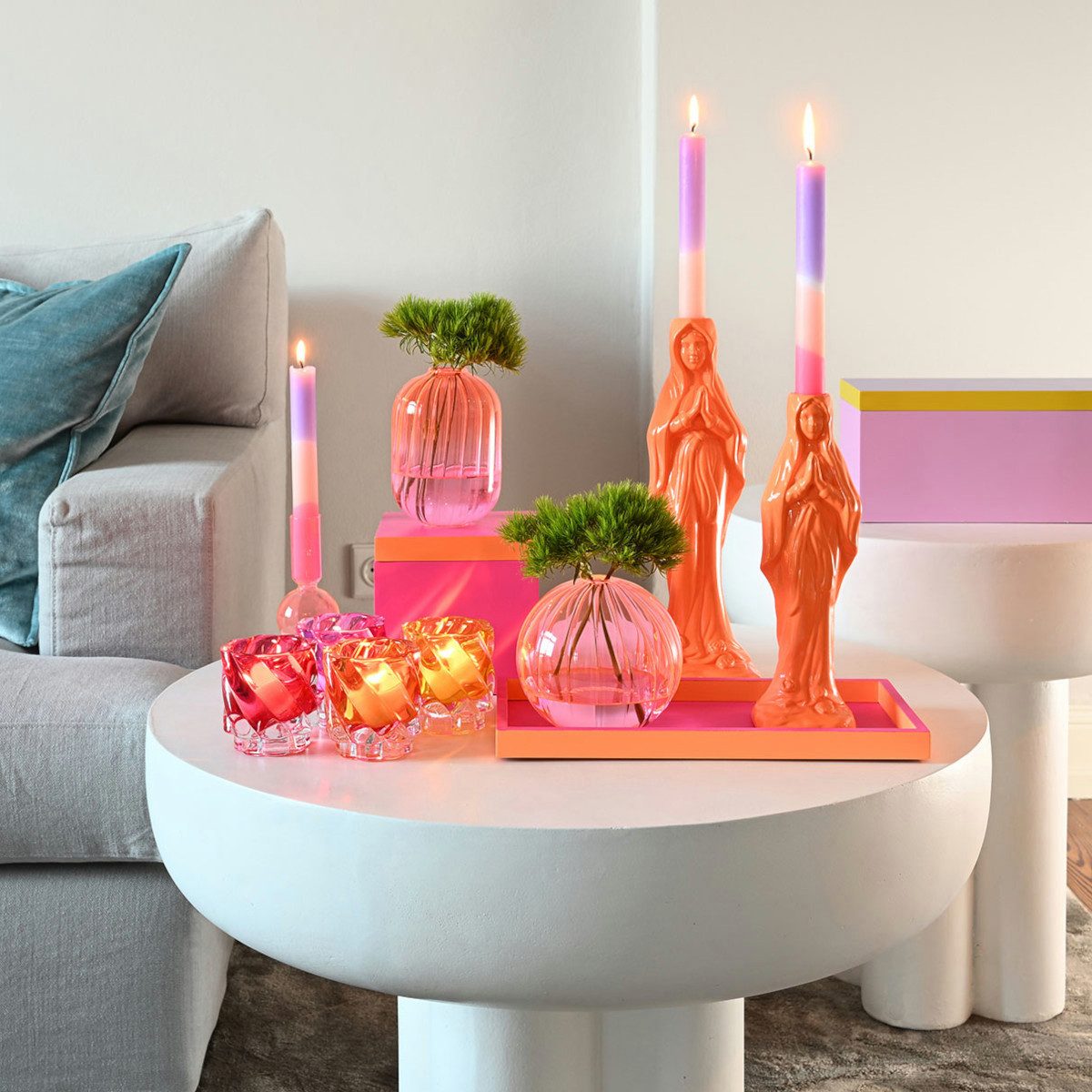 Giftcompany Dekovase Cadonna Vase Madonna neon pink 25cm (Vasen) günstig online kaufen