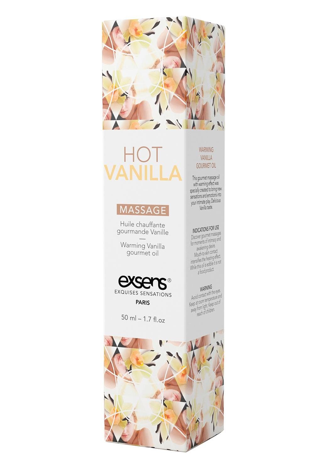 Warming Vanilla 50ml, Exsens klebrig Gleit- Nicht Oil Hot Massage Exsens & Massageöl