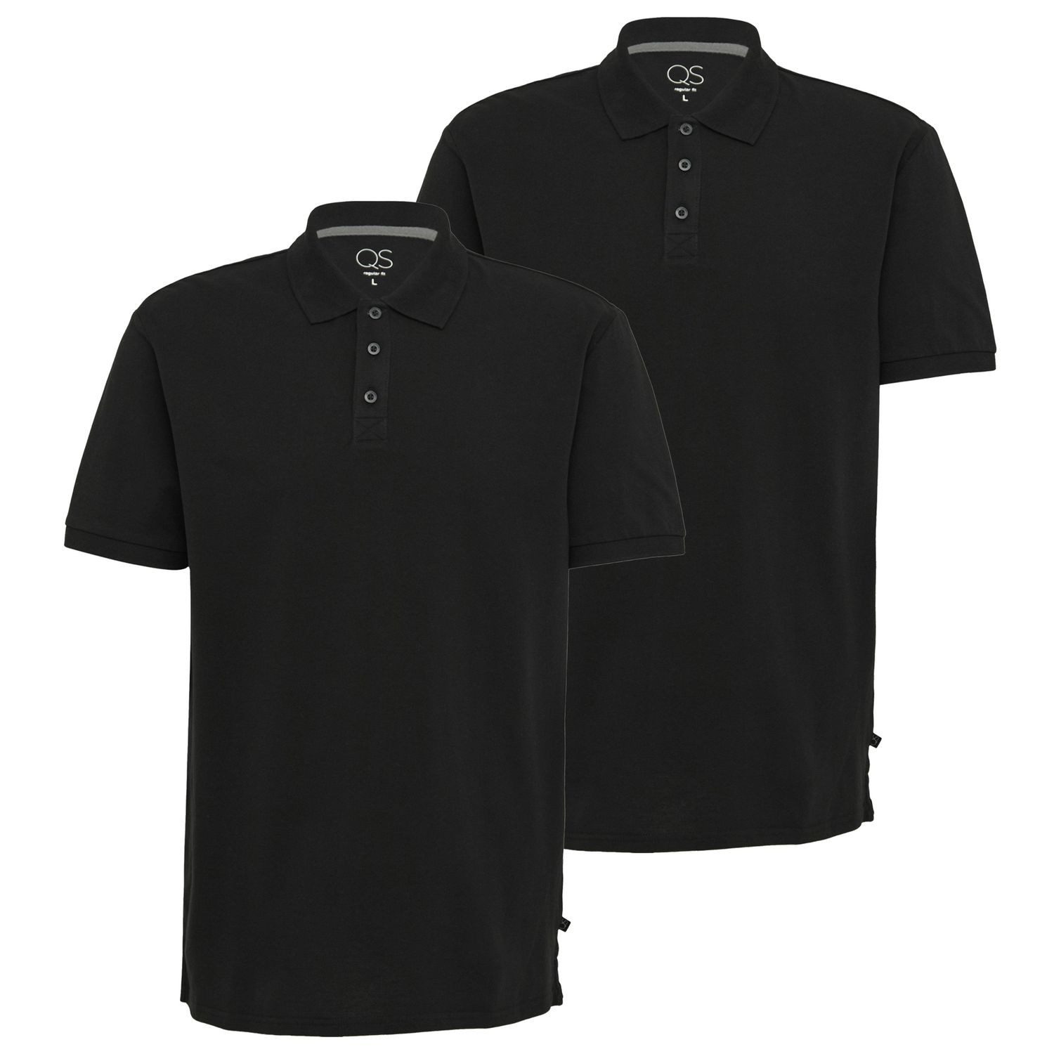 QS Poloshirt Polo-Shirt Kragen, Knöpfe, Regular günstig online kaufen