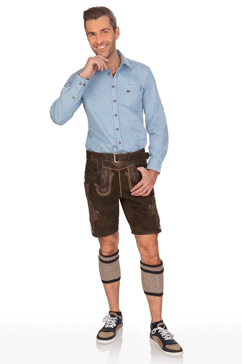 Spieth & Wensky Trachtenhemd Trachtenhemd - GRASDORF LA - blau