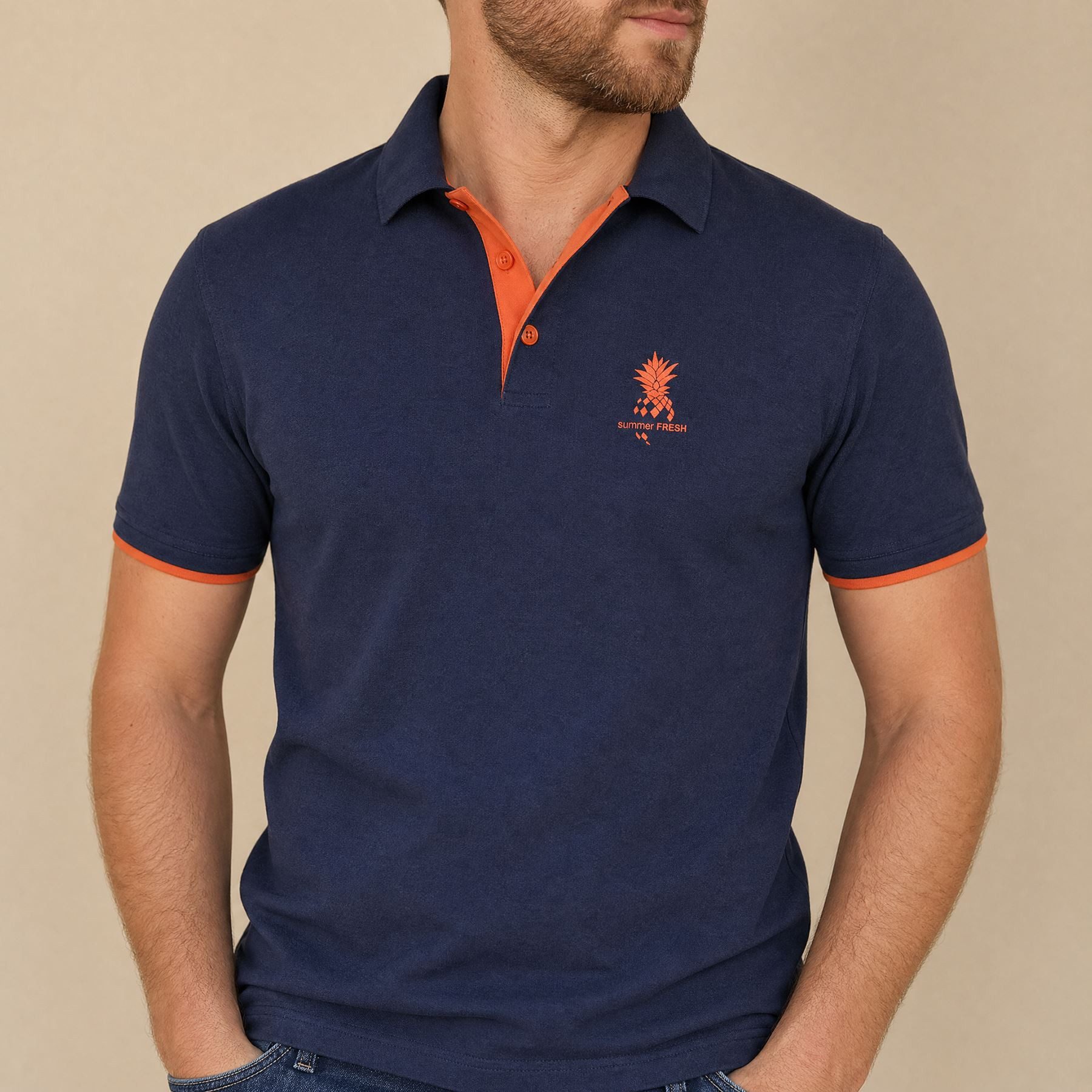 Nebulus Poloshirt BRAM, F114 - Herren, navy, M
